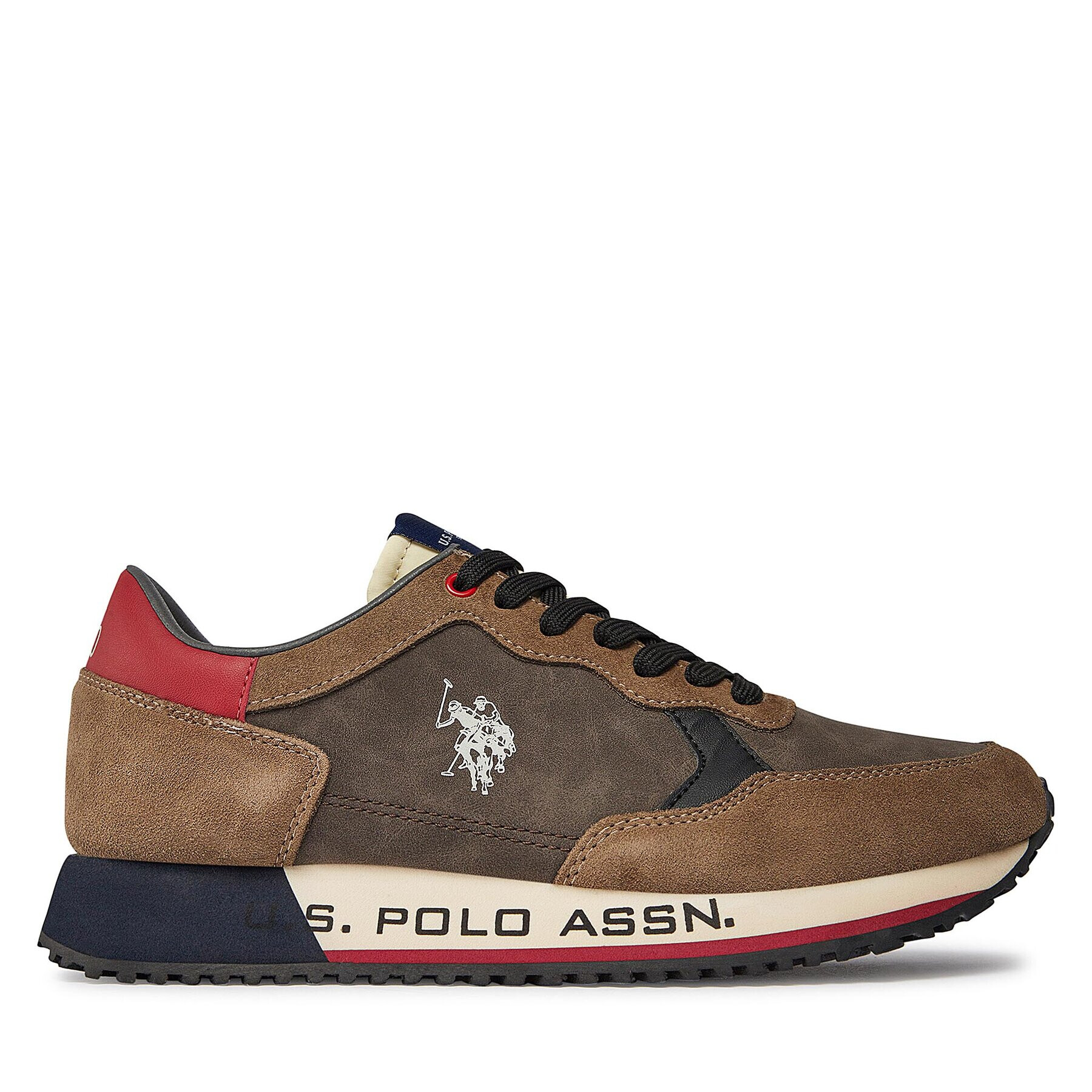 U.S. Polo Assn. Sneakersy CLEEF005 Hnedá - Pepit.sk