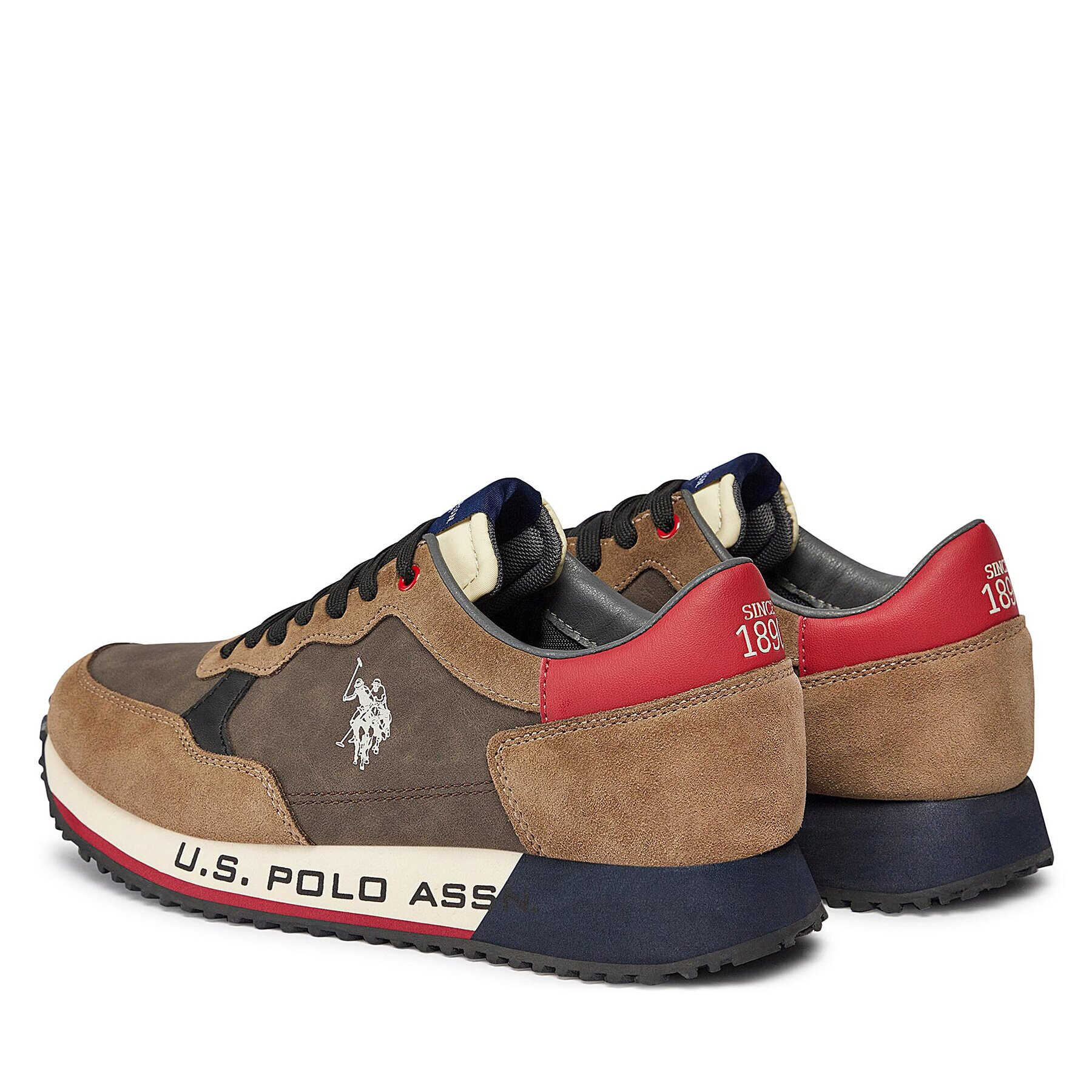 U.S. Polo Assn. Sneakersy CLEEF005 Hnedá - Pepit.sk