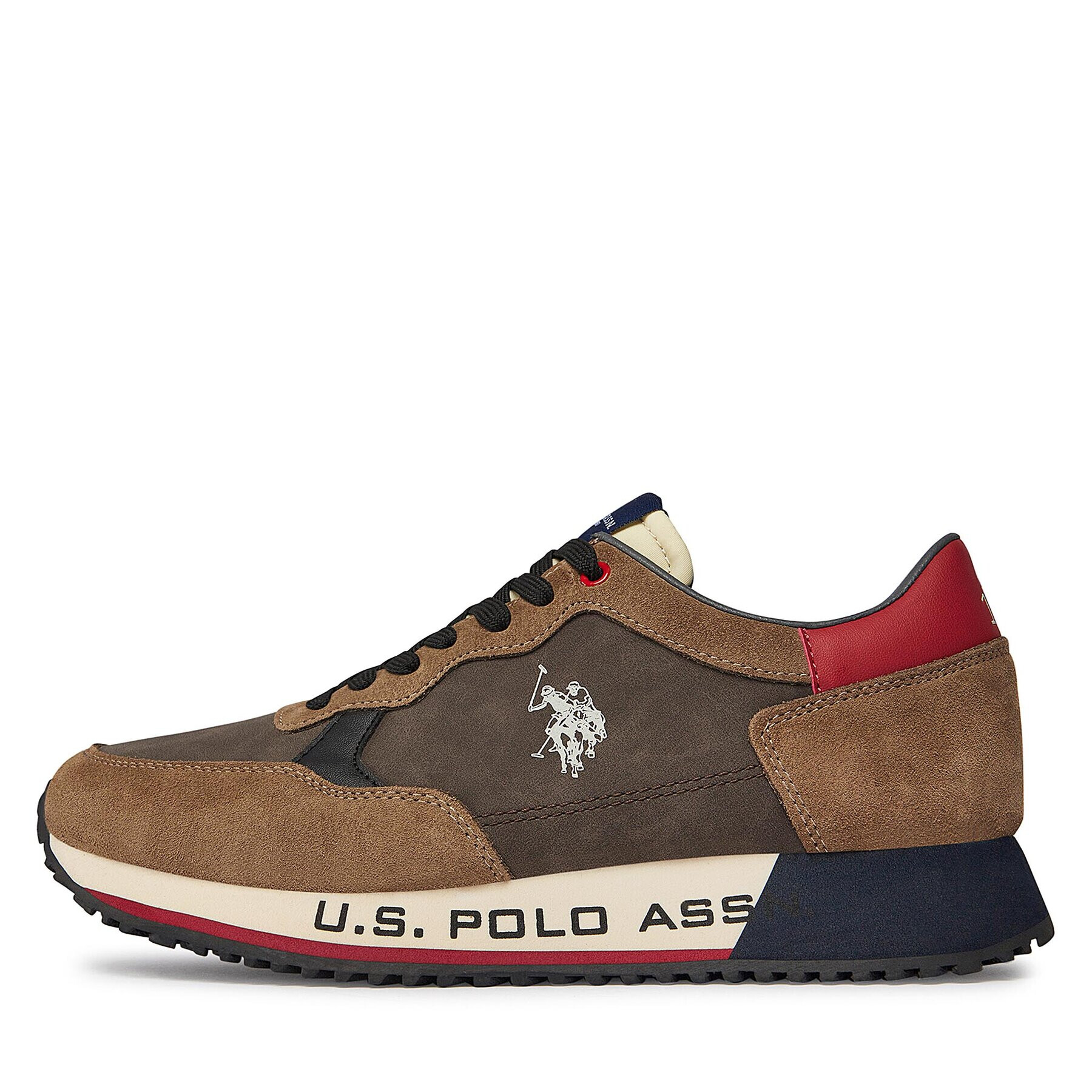 U.S. Polo Assn. Sneakersy CLEEF005 Hnedá - Pepit.sk