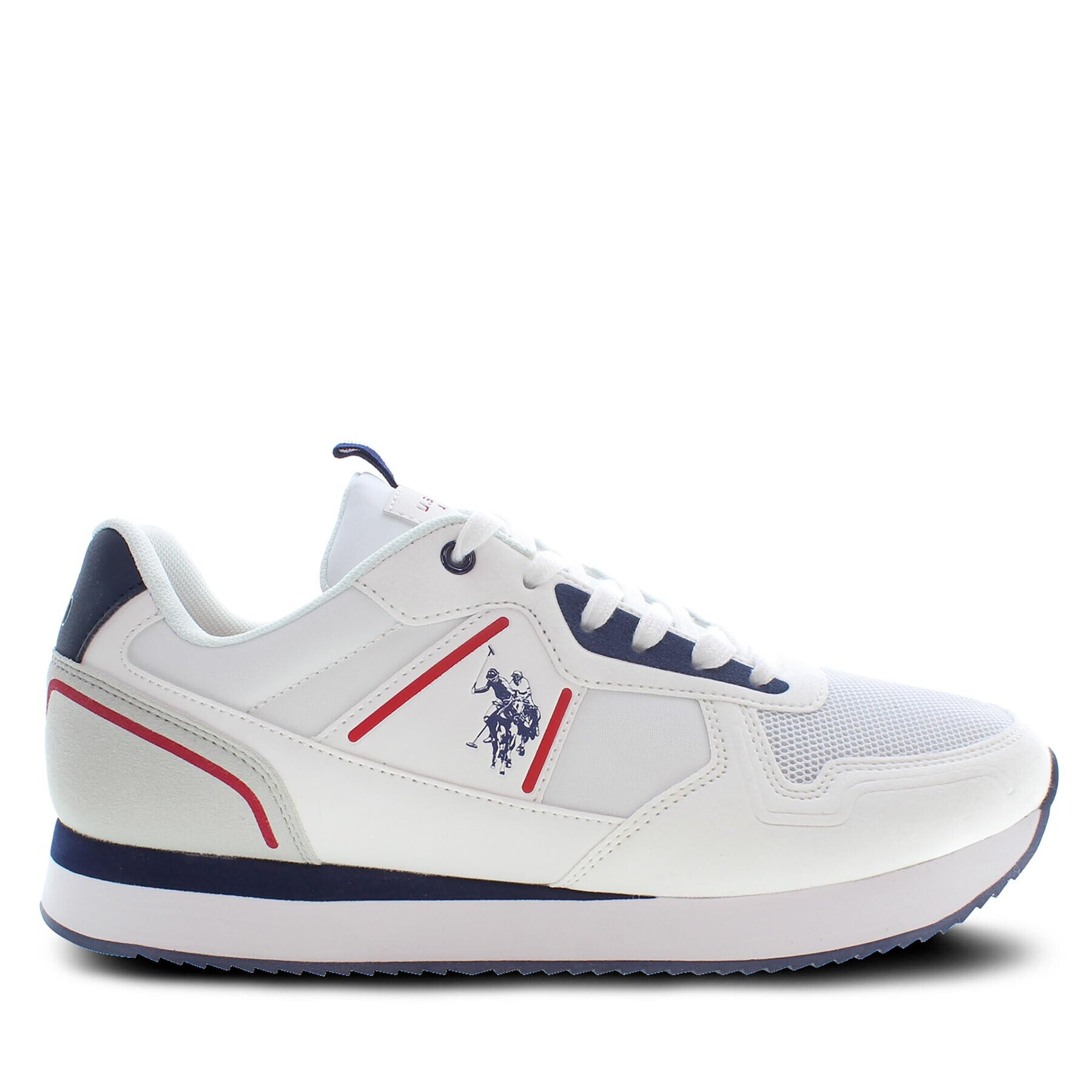 U.S. Polo Assn. Sneakersy Nobil NOBIL004C Biela - Pepit.sk