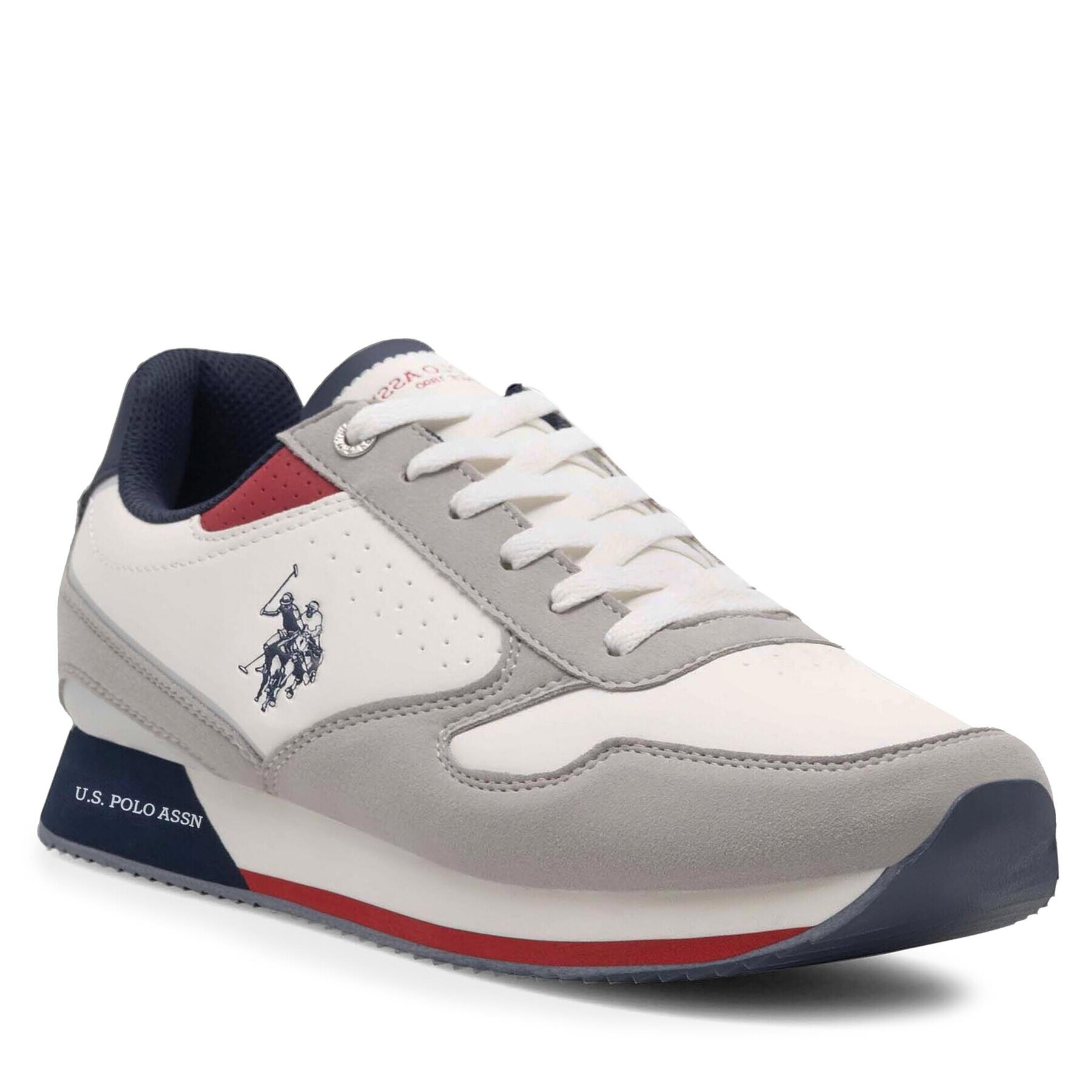 U.S. Polo Assn. Sneakersy NOBIL003M/CHY4 Biela - Pepit.sk