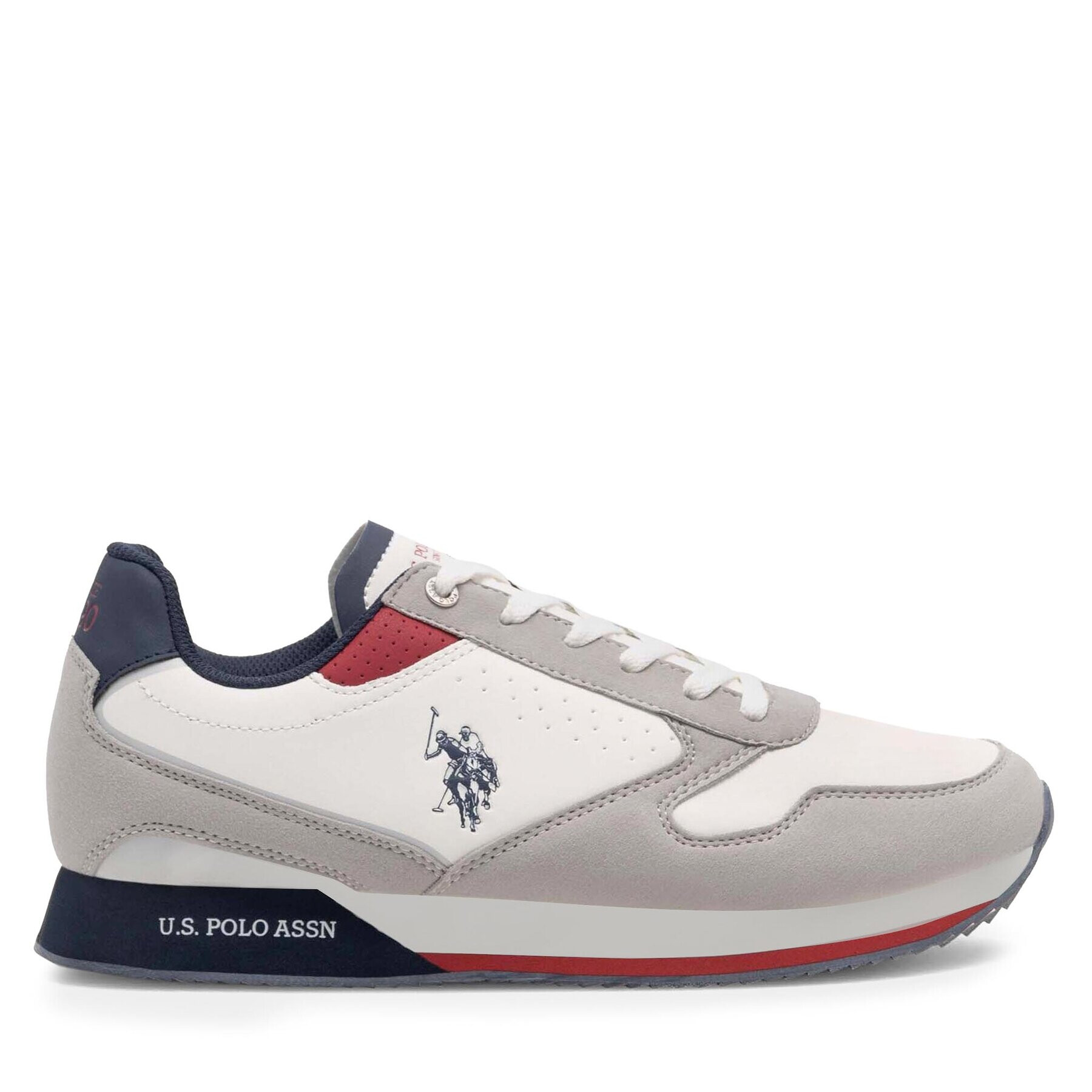 U.S. Polo Assn. Sneakersy NOBIL003M/CHY4 Biela - Pepit.sk