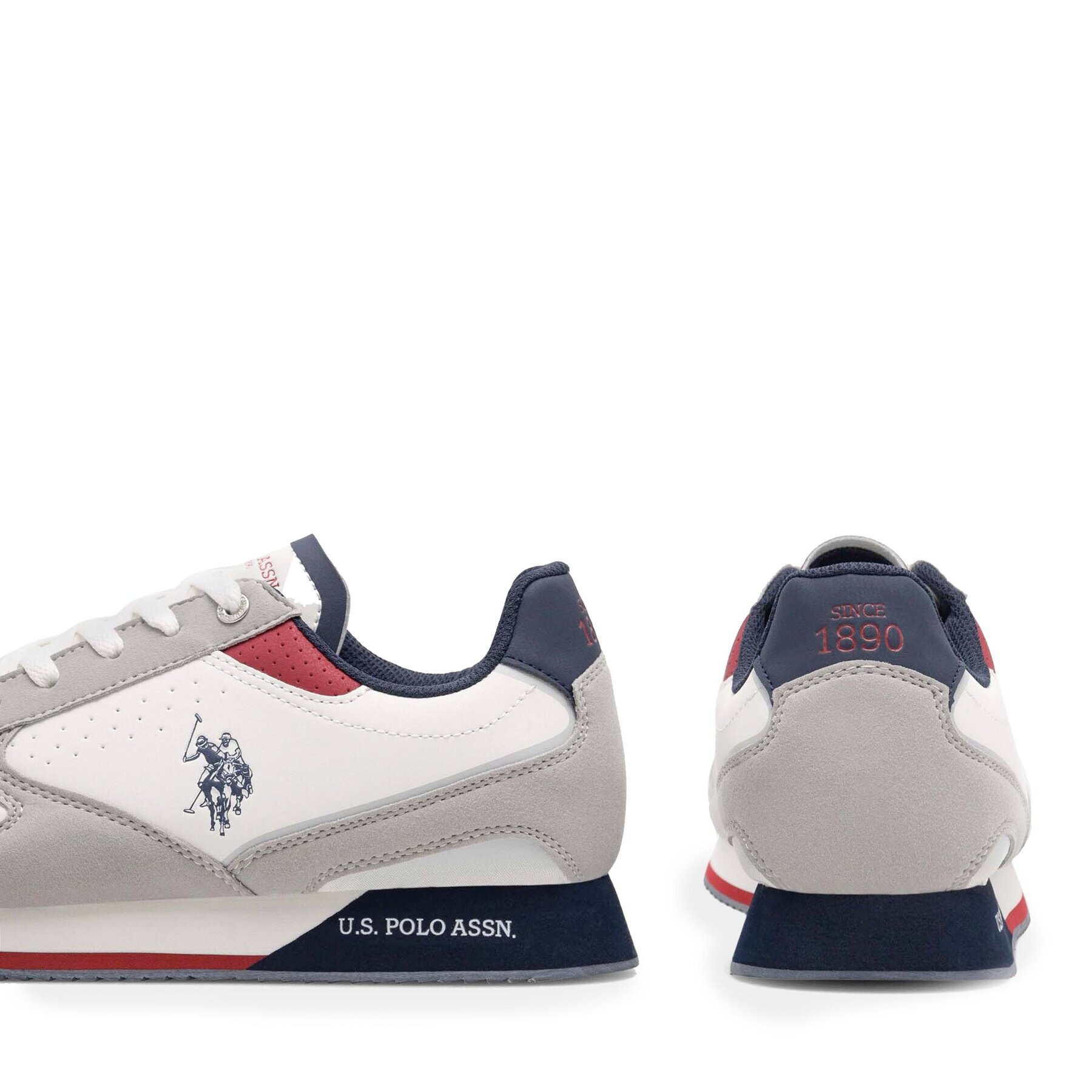 U.S. Polo Assn. Sneakersy NOBIL003M/CHY4 Biela - Pepit.sk