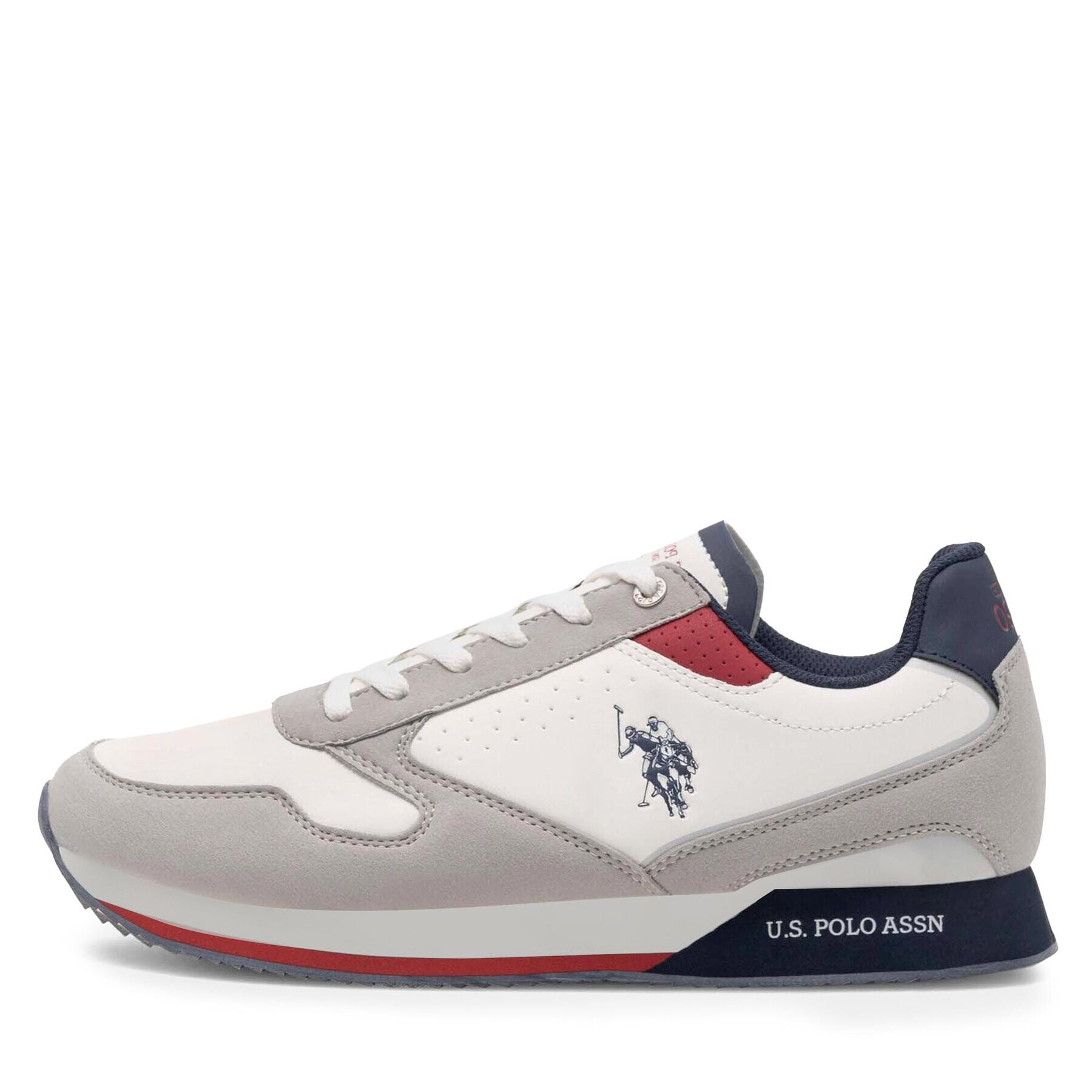 U.S. Polo Assn. Sneakersy NOBIL003M/CHY4 Biela - Pepit.sk