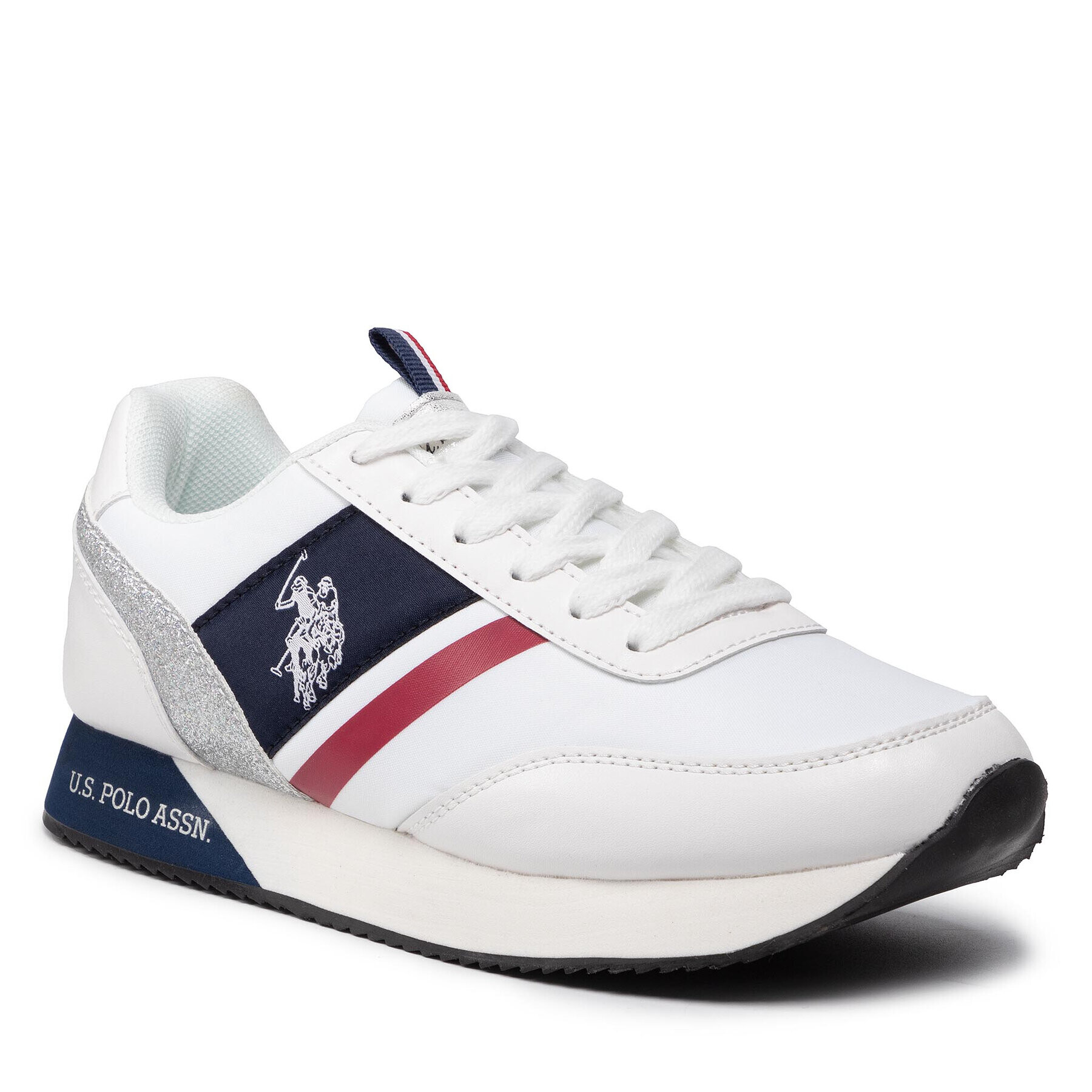 U.S. Polo Assn. Sneakersy Nobiw002 Flag NOBIW002W/ANY2 Biela - Pepit.sk