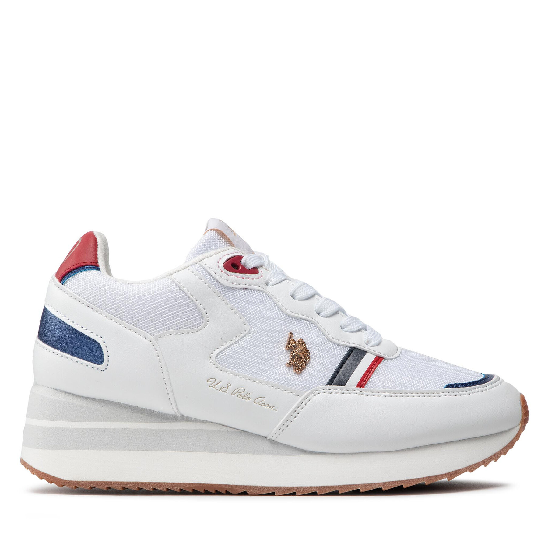 U.S. Polo Assn. Sneakersy Sylvi001 SYLVI001W/2YT1 Biela - Pepit.sk