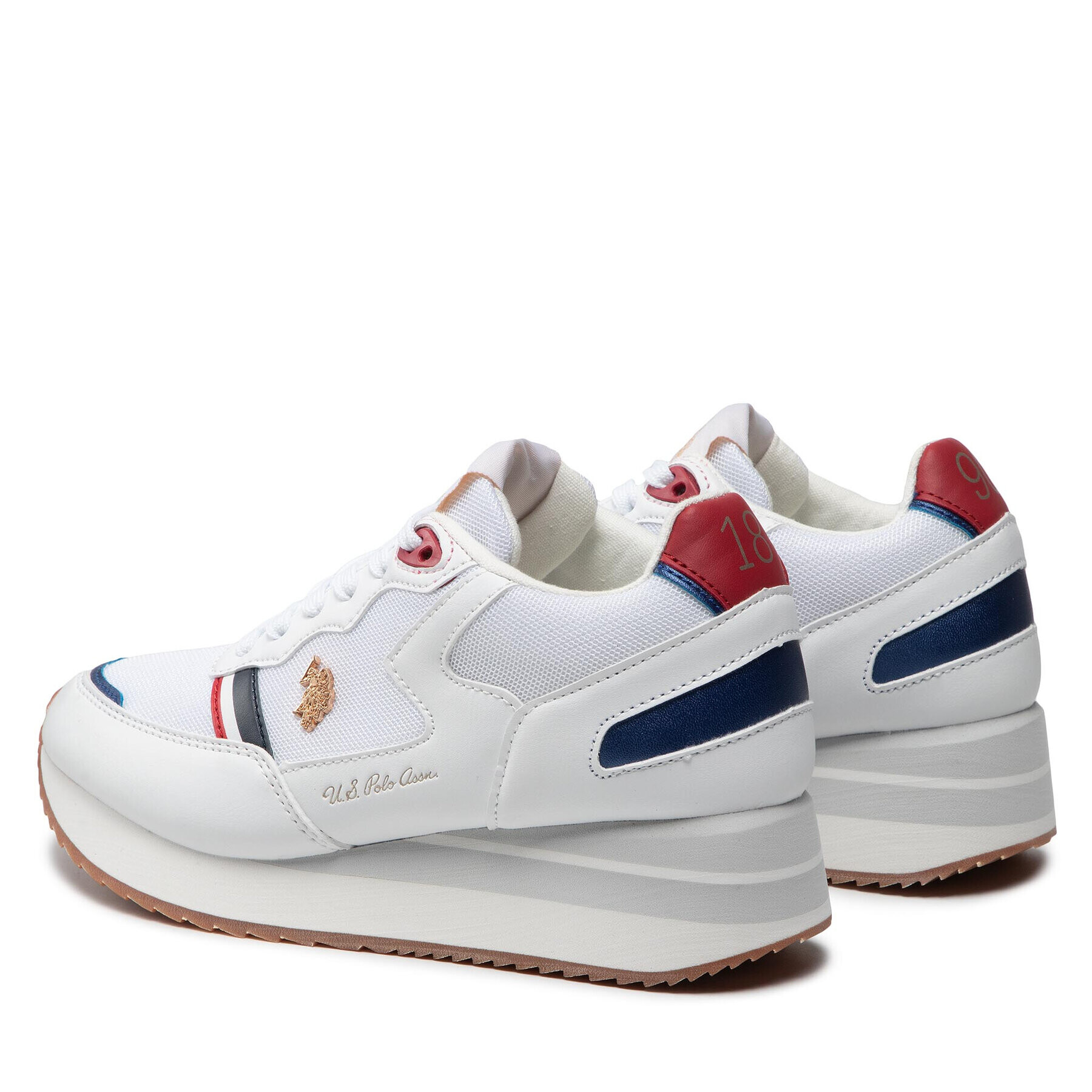 U.S. Polo Assn. Sneakersy Sylvi001 SYLVI001W/2YT1 Biela - Pepit.sk