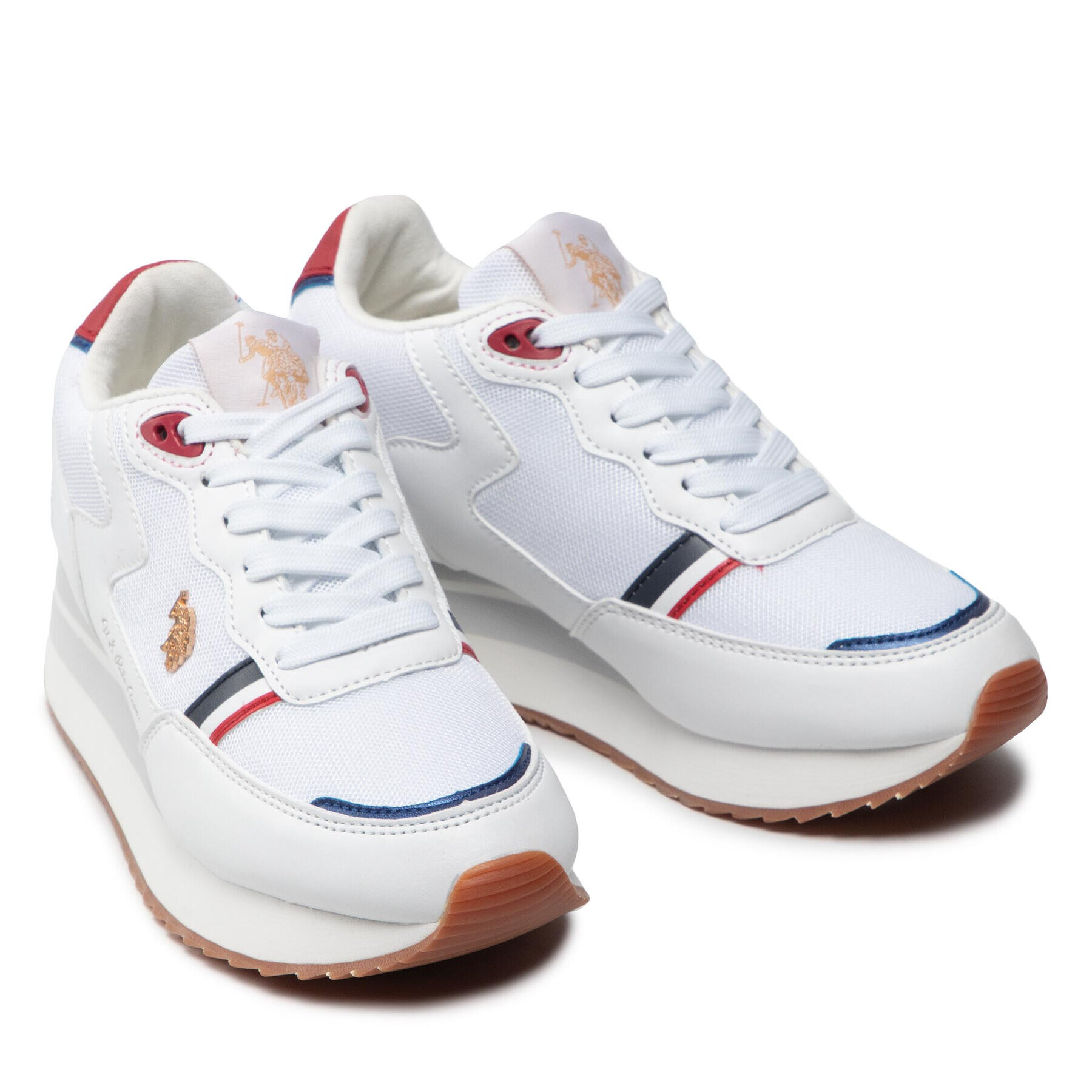 U.S. Polo Assn. Sneakersy Sylvi001 SYLVI001W/2YT1 Biela - Pepit.sk