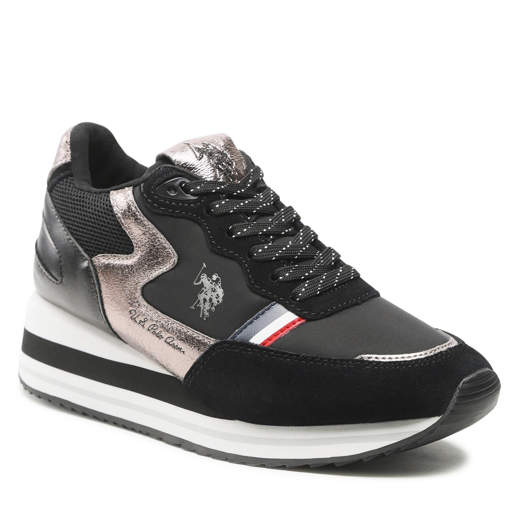 U.S. Polo Assn. Sneakersy Sylvi001C SYLVI001W/BST1 Čierna - Pepit.sk