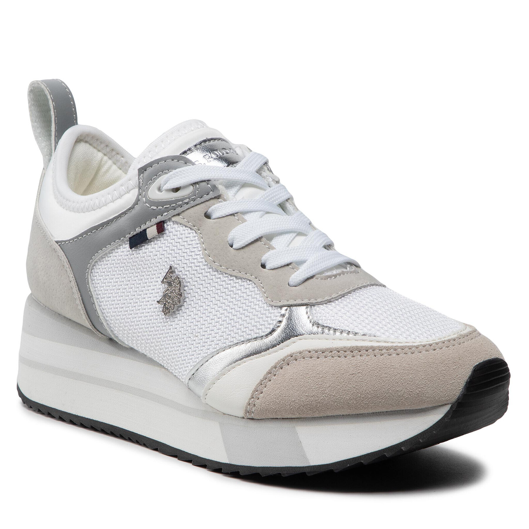 U.S. Polo Assn. Sneakersy Sylvi002 SYLVI002W/2YT1 Biela - Pepit.sk