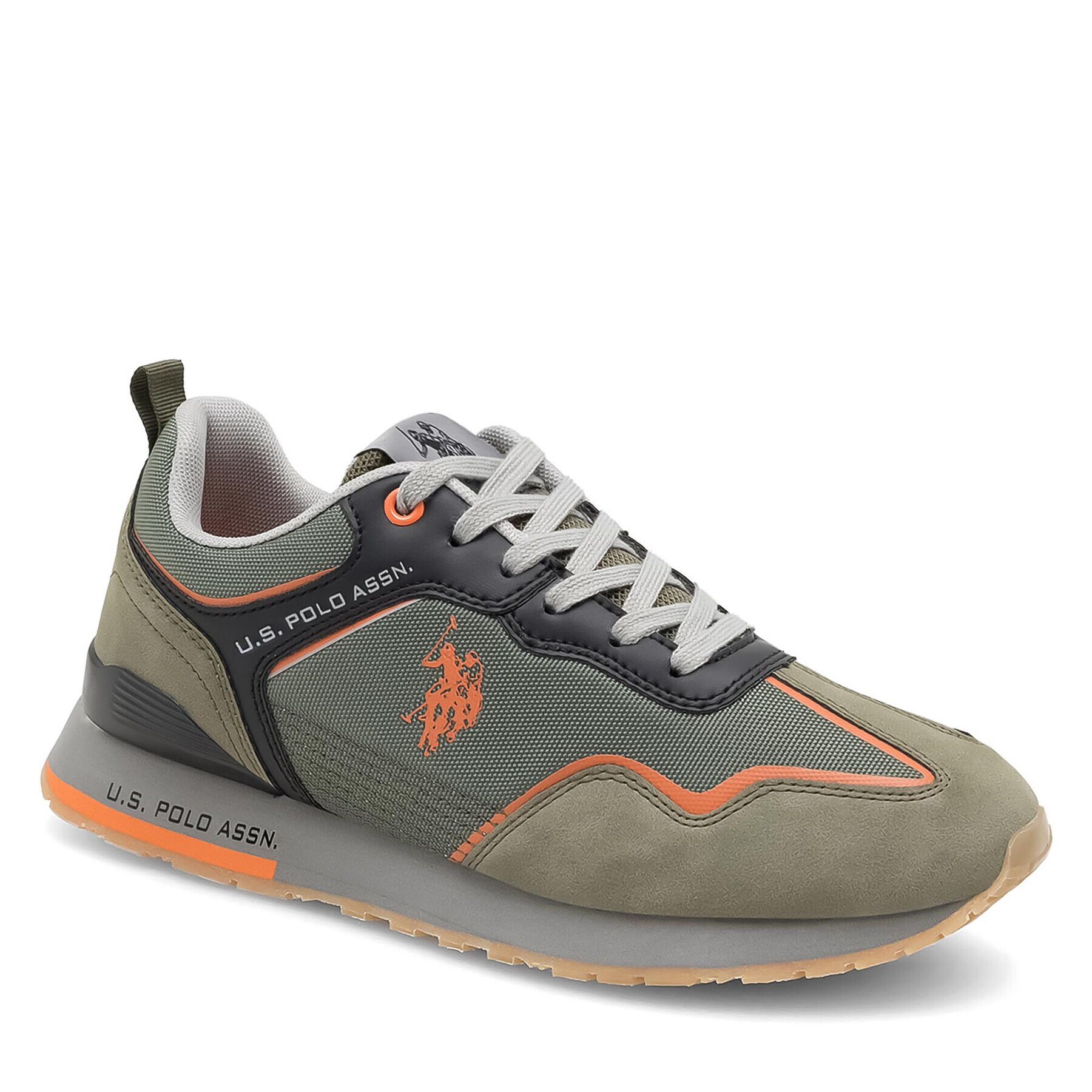 U.S. Polo Assn. Sneakersy TABRY002M/CTH2 Kaki - Pepit.sk