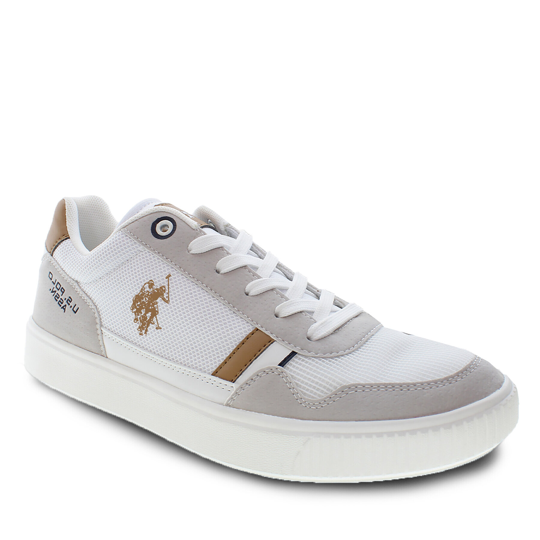 U.S. Polo Assn. Sneakersy Tymes TYMES001A Biela - Pepit.sk