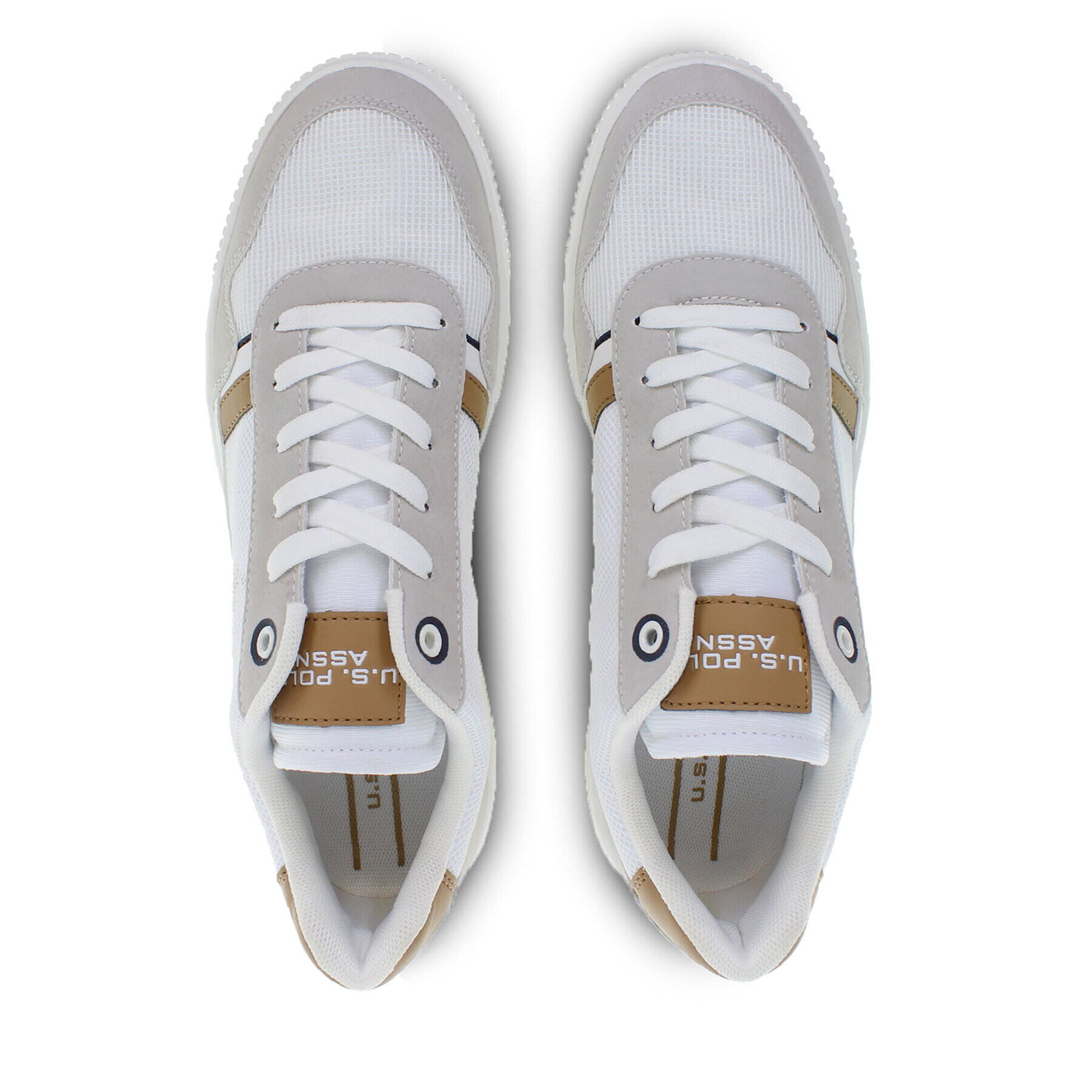 U.S. Polo Assn. Sneakersy Tymes TYMES001A Biela - Pepit.sk