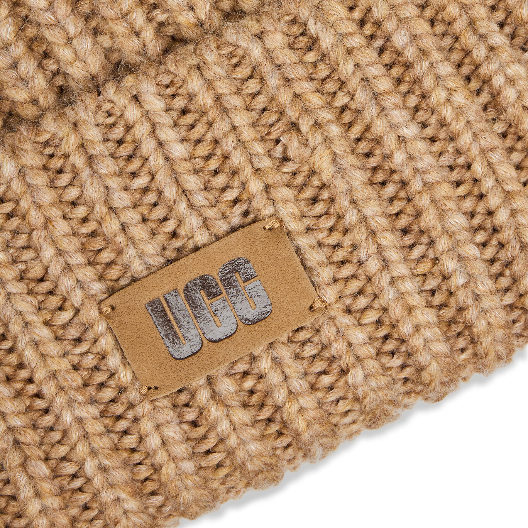 Ugg Čiapka Chunky Pom Cuff 100026 Béžová - Pepit.sk