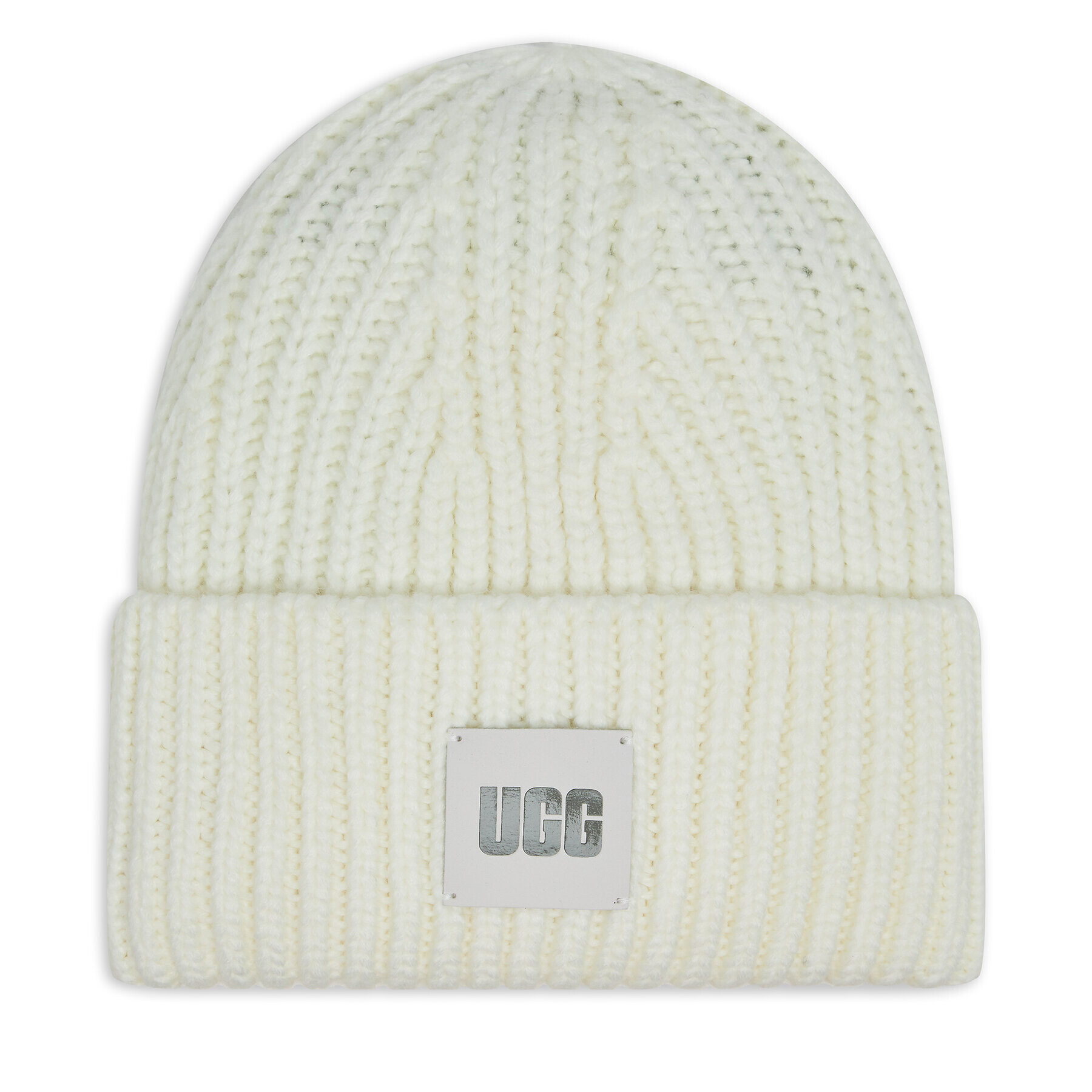 Ugg Čiapka Chunky Rib Beanie 20061 Écru - Pepit.sk