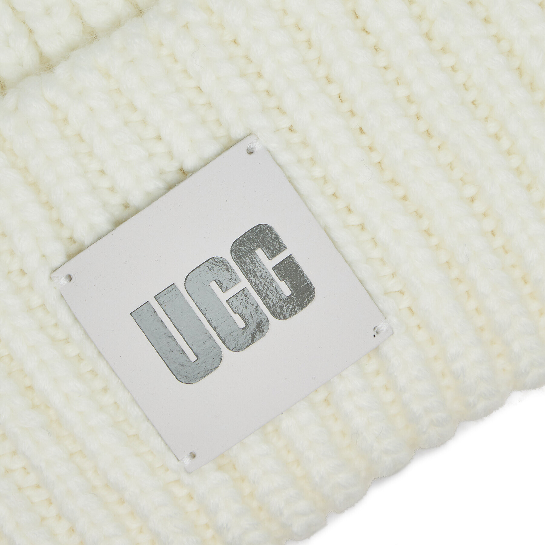 Ugg Čiapka Chunky Rib Beanie 20061 Écru - Pepit.sk