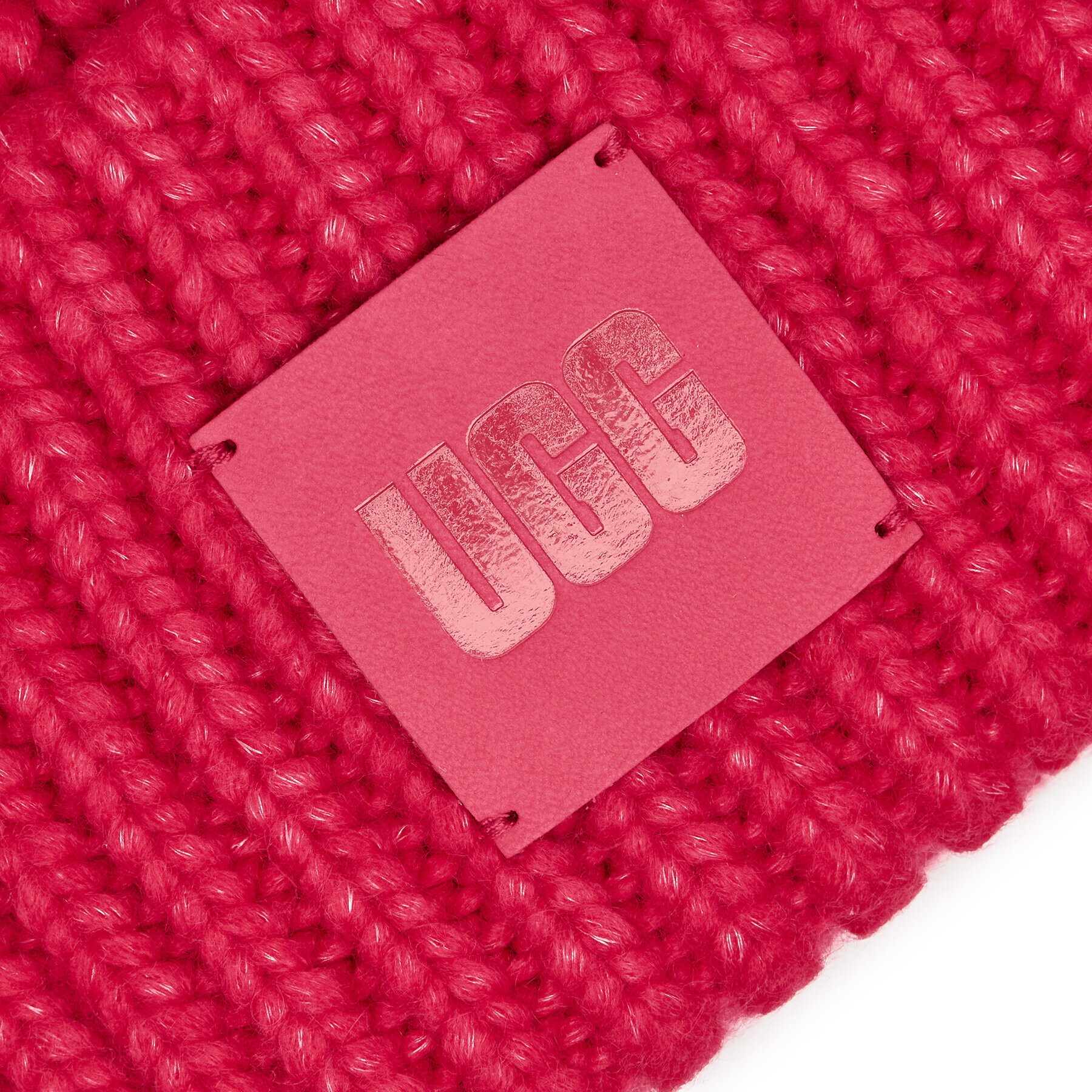 Ugg Čiapka W Chunky Rib Beanie W Logo 20061 Ružová - Pepit.sk