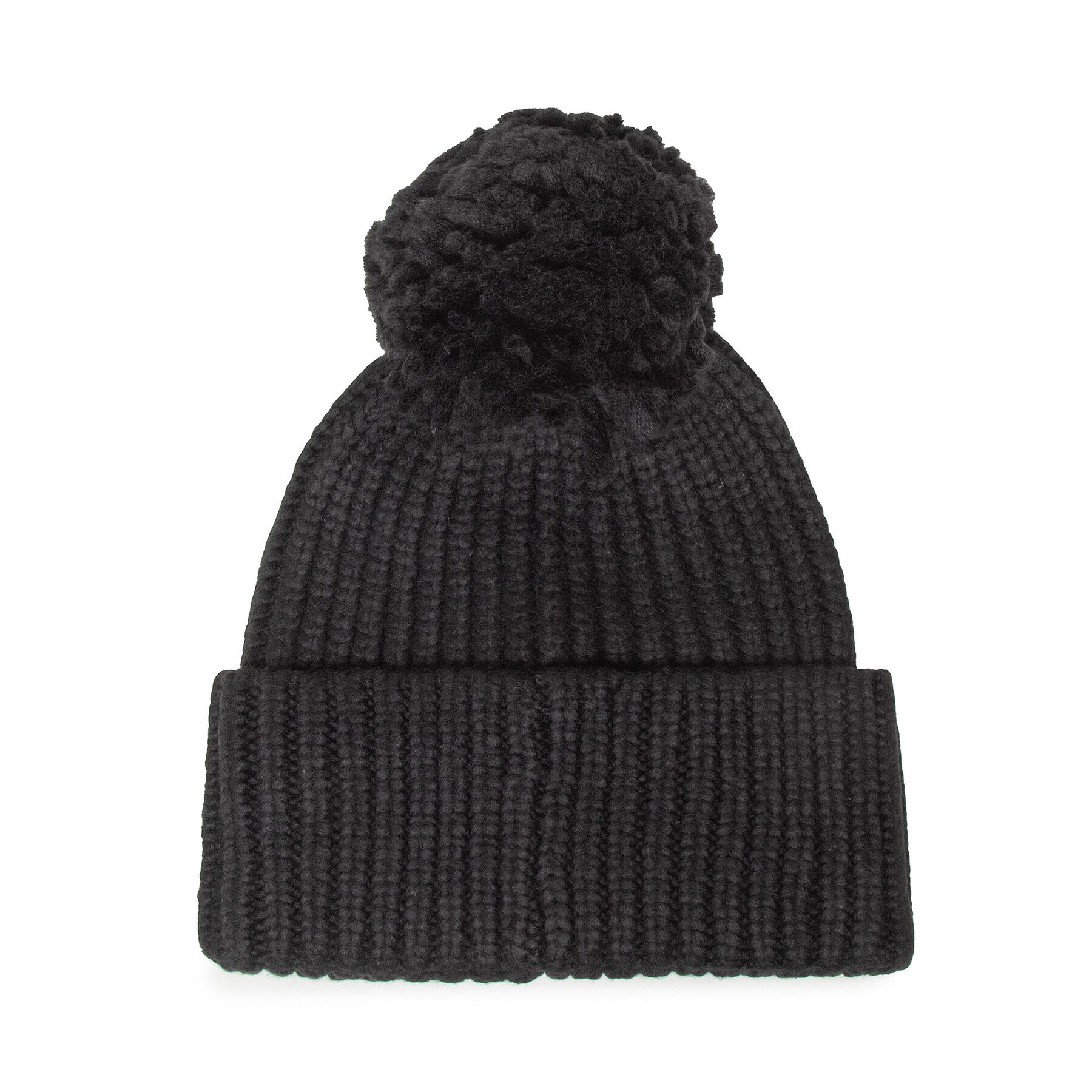 Ugg Čiapka W Chunky Rib Knit Beanie W Pom 20165 Čierna - Pepit.sk