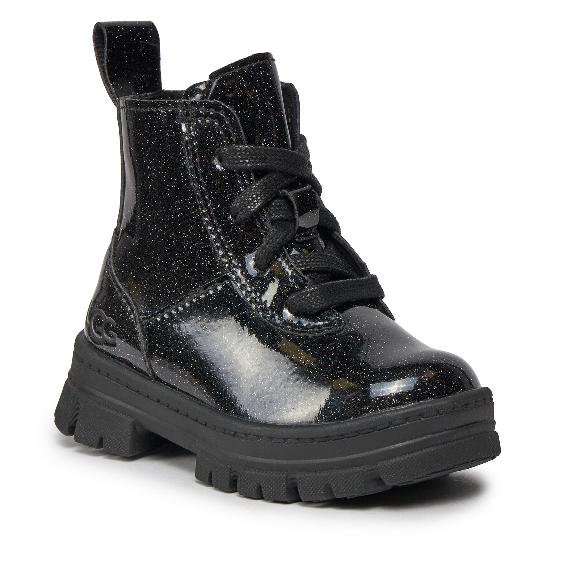 Ugg Čižmy T Ashton Lace Up Glitter 1151571T Čierna - Pepit.sk