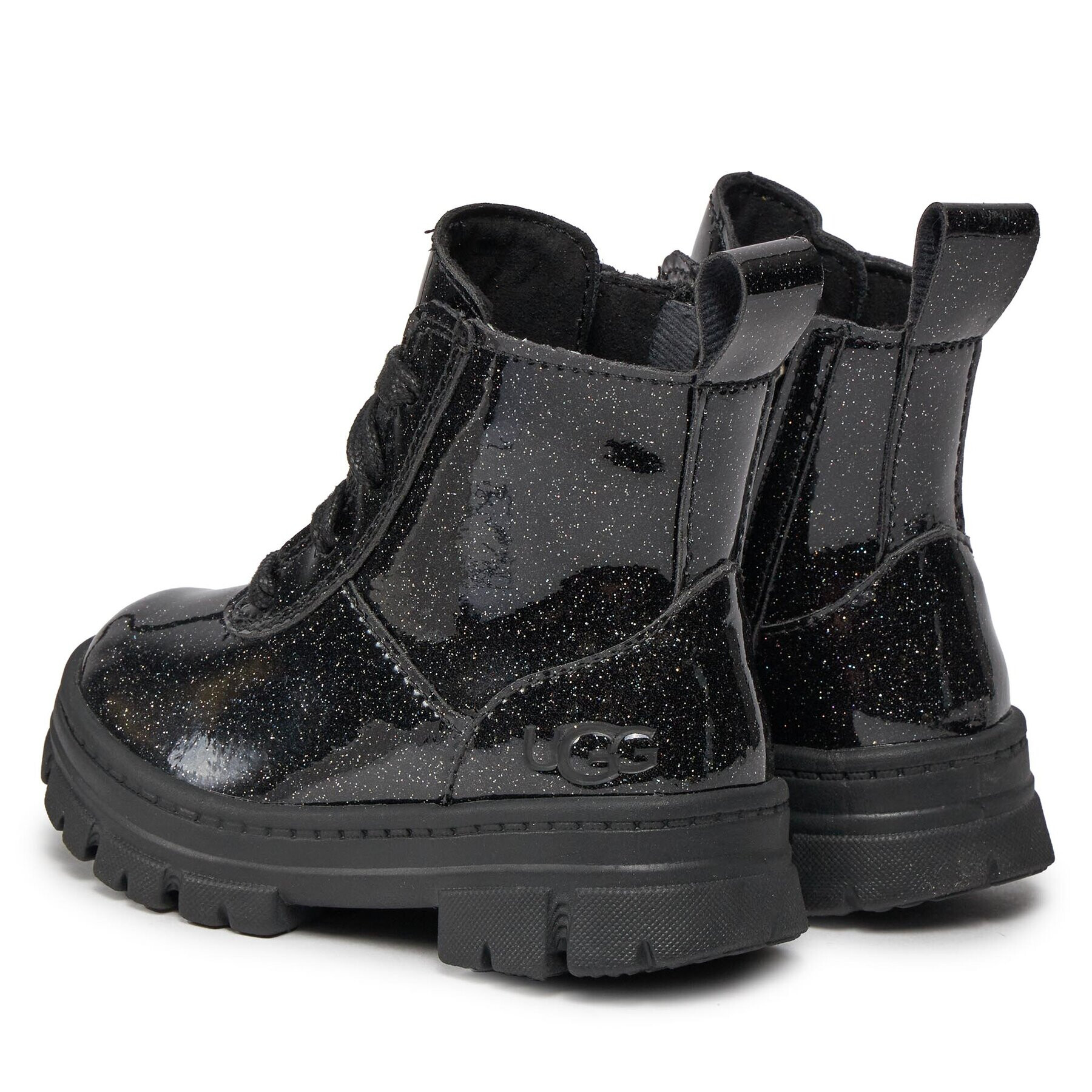 Ugg Čižmy T Ashton Lace Up Glitter 1151571T Čierna - Pepit.sk