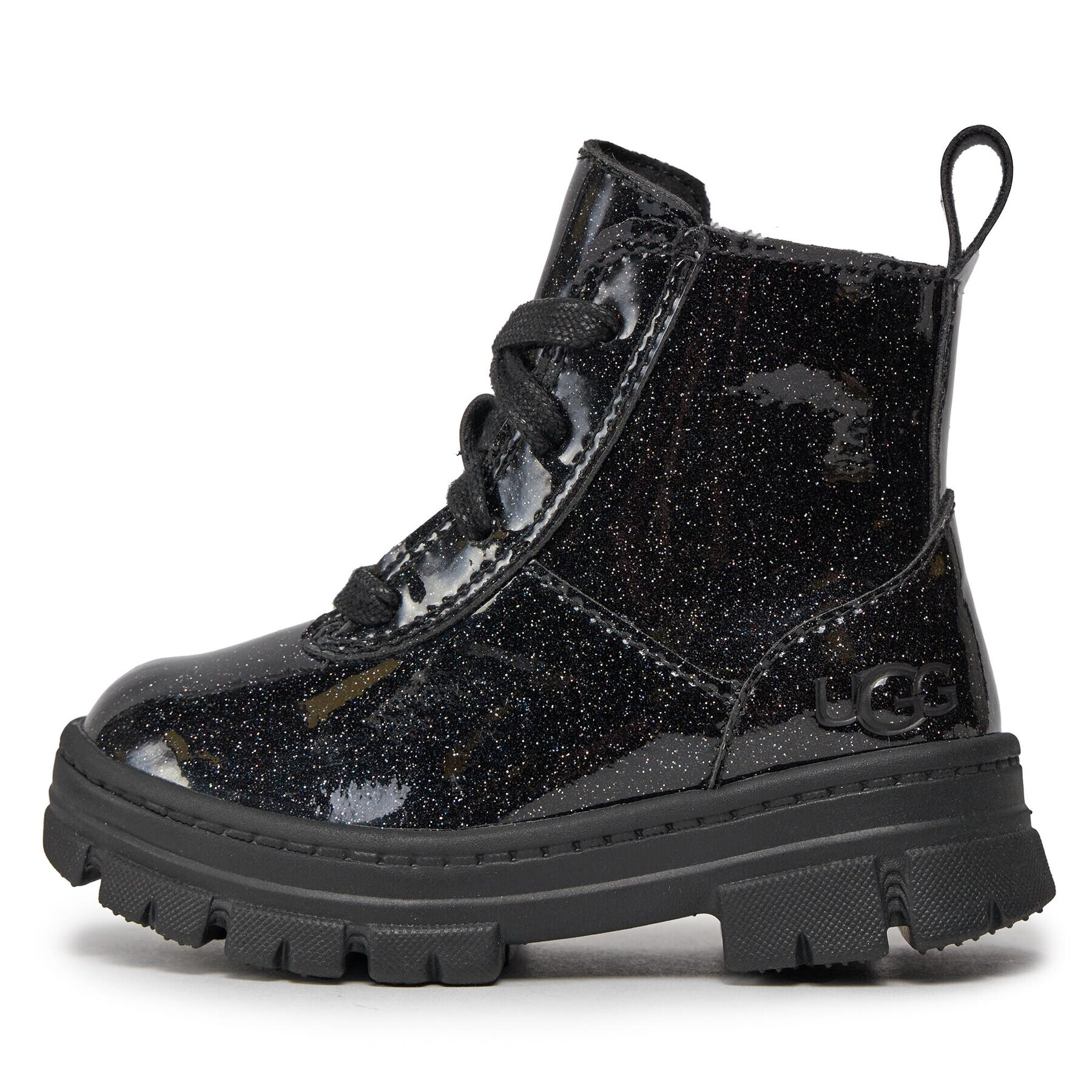 Ugg Čižmy T Ashton Lace Up Glitter 1151571T Čierna - Pepit.sk