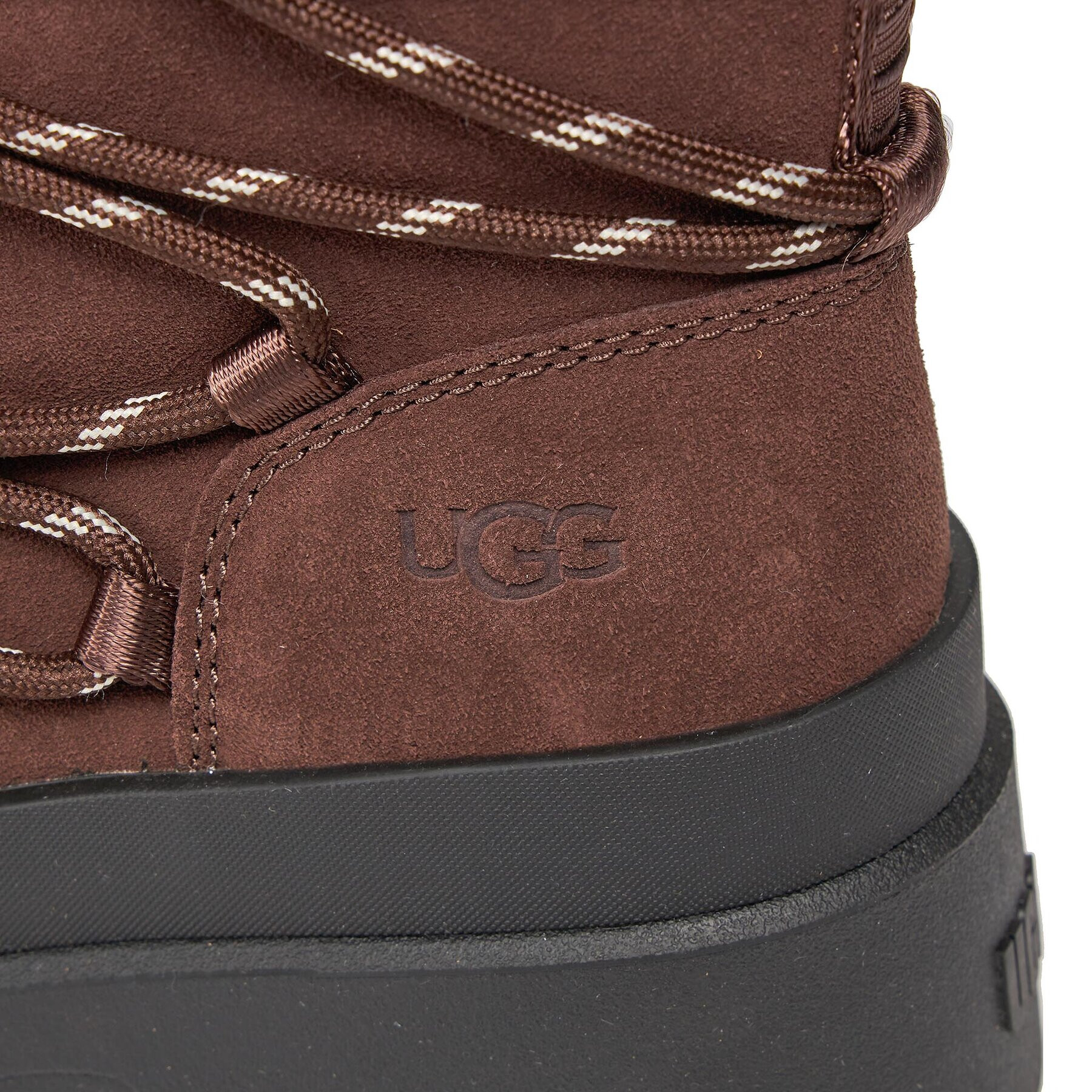 Ugg Členková obuv W Brisbane Lace Up 1143841 Hnedá - Pepit.sk