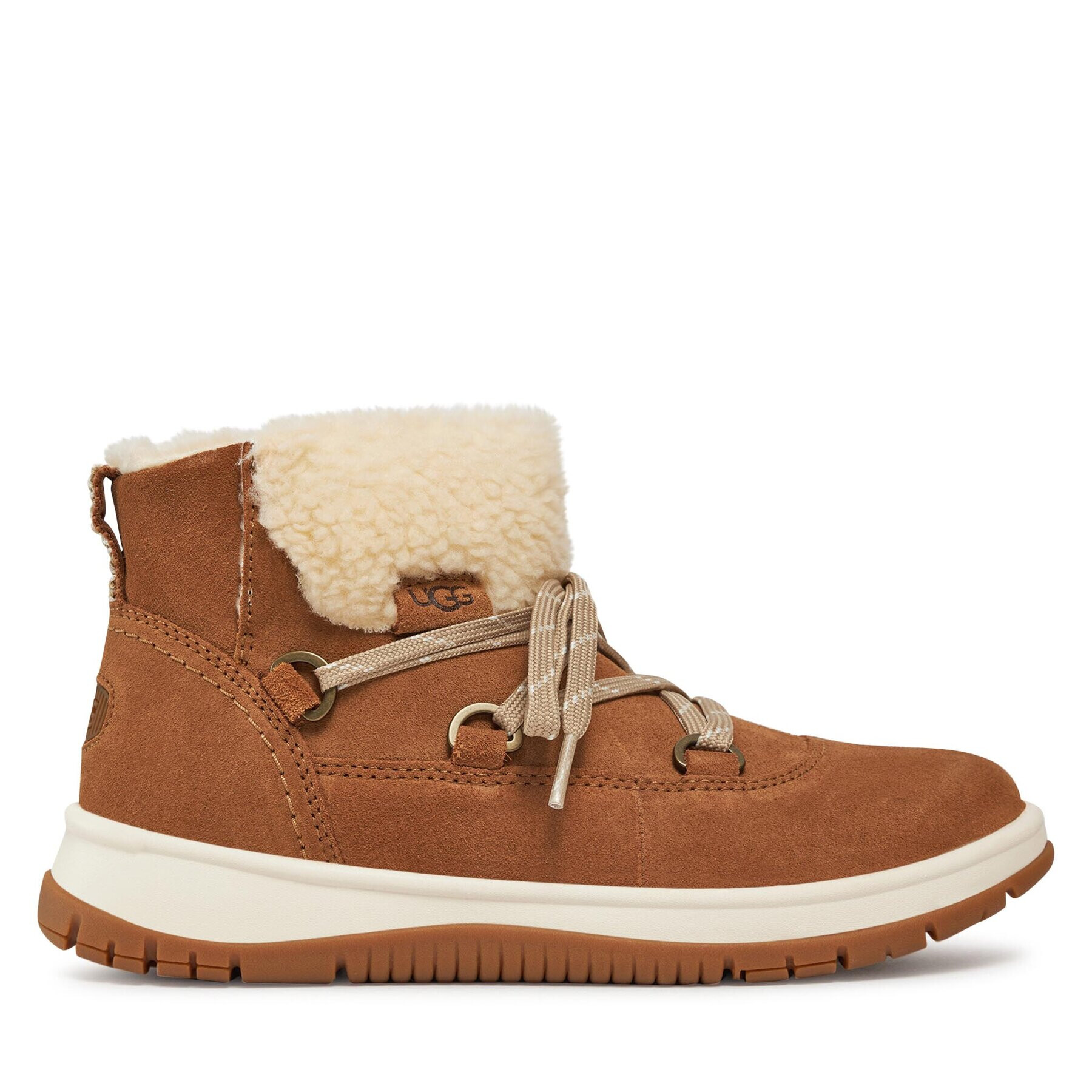 Ugg Členková obuv W Lakesider Heritage Lace 1143836 Hnedá - Pepit.sk