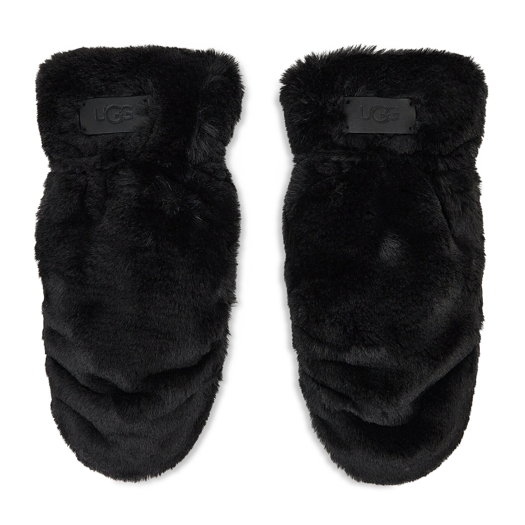 Ugg Dámske rukavice W Faux Fur Mitten 20047 Čierna - Pepit.sk