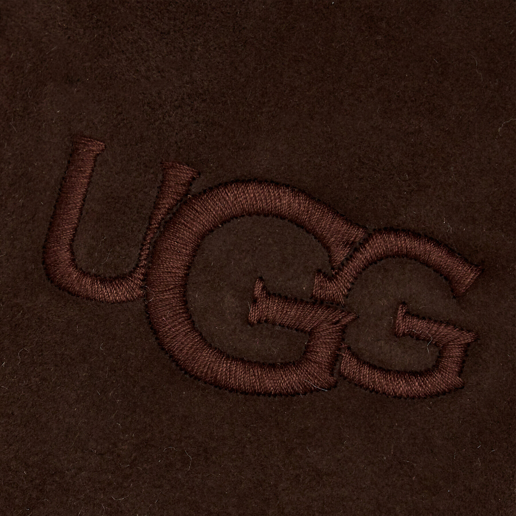 Ugg Dámske rukavice W Sheepskin Embroider Mitten 20932 Hnedá - Pepit.sk