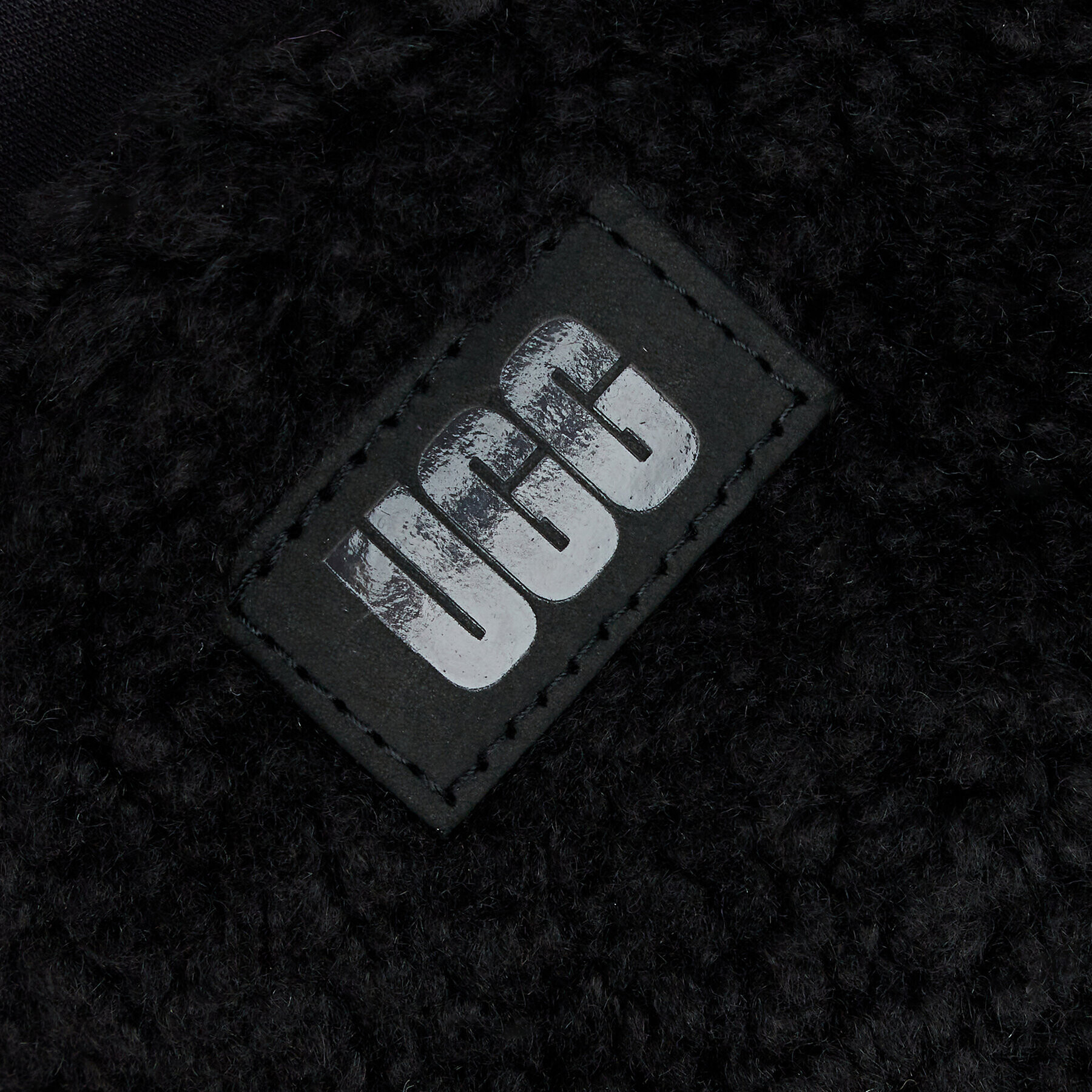 Ugg Dámske rukavice W Sherpa Mitten W Logo Tape 21631 Čierna - Pepit.sk