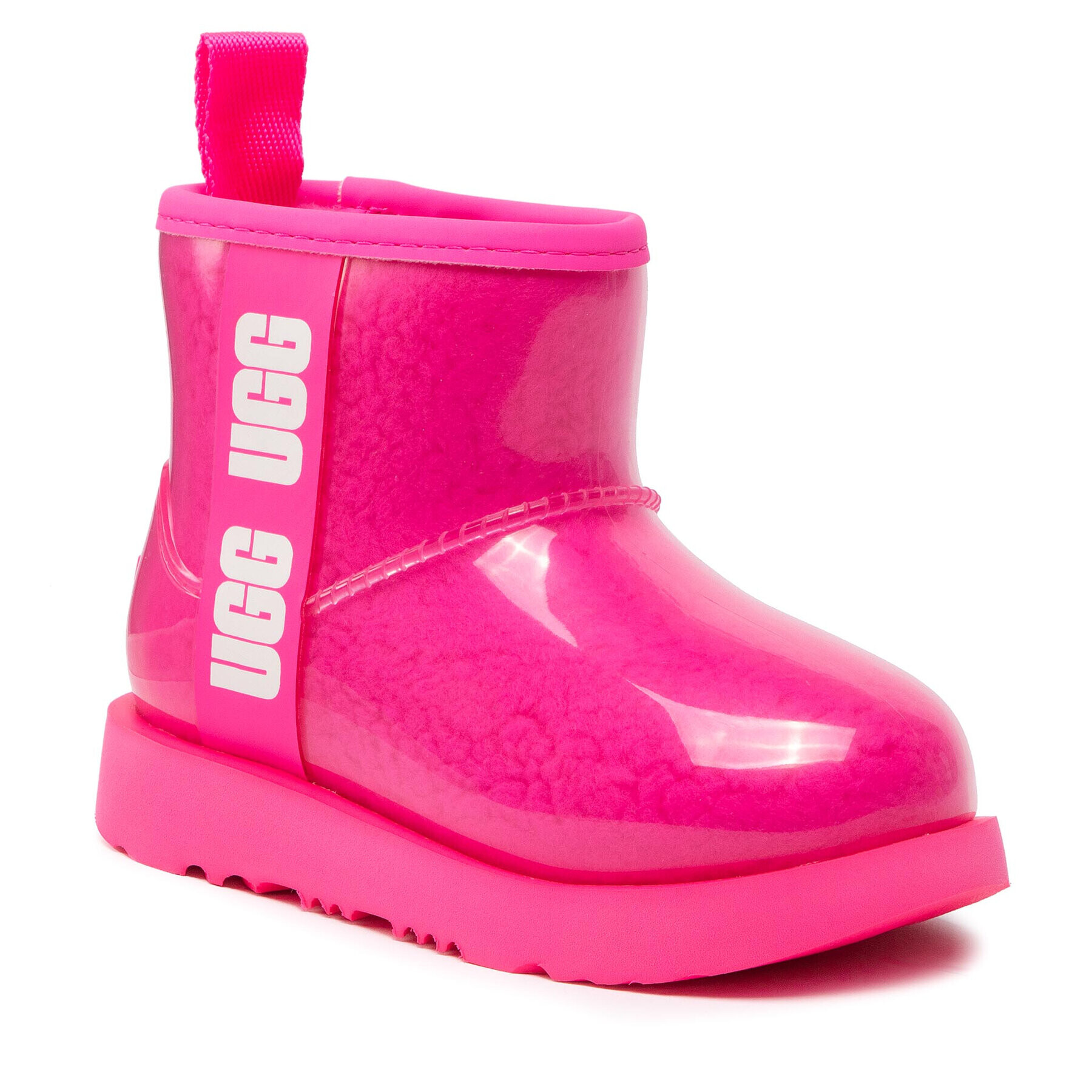 Ugg Gumáky Kids' Classic Clear Mini II 1112386K Ružová - Pepit.sk