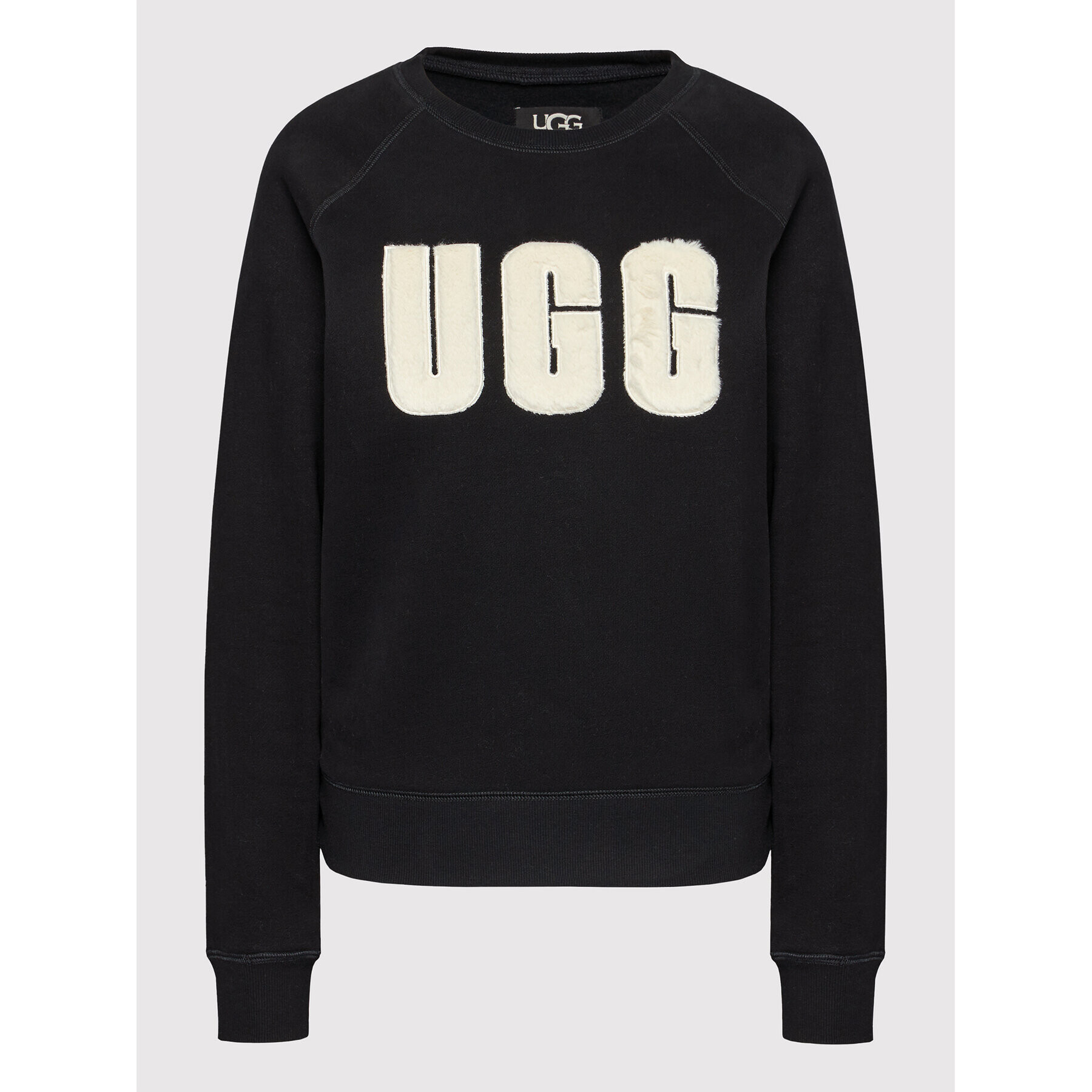 Ugg Mikina Madeline Fuzzy Logo 1123718 Čierna Regular Fit - Pepit.sk