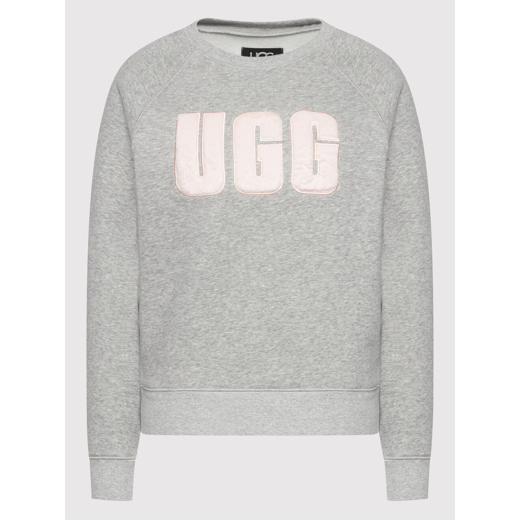 Ugg Mikina Madeline Fuzzy Logo 1123718 Sivá Regular Fit - Pepit.sk