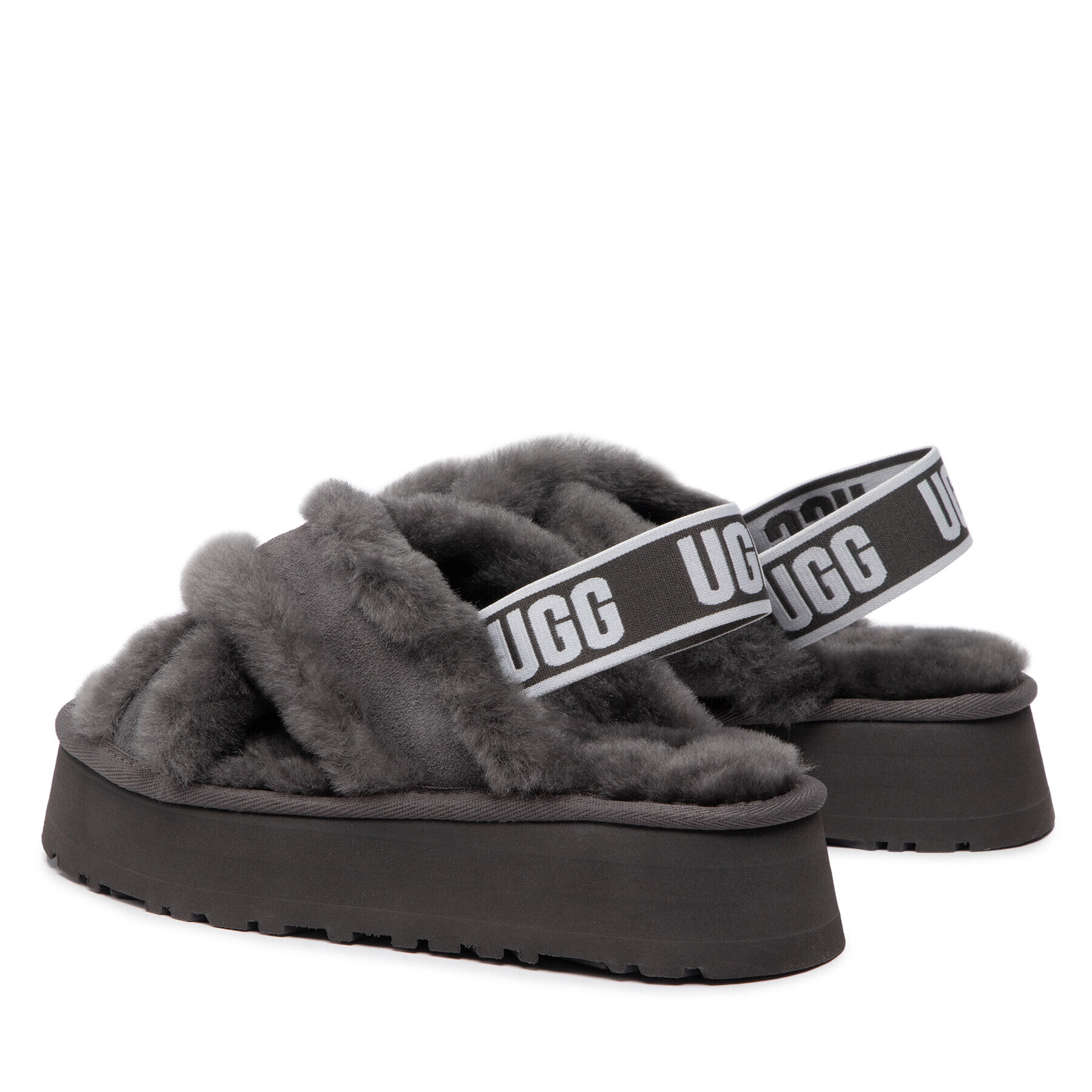 Ugg Papuče W Disco Cross Slide 1121550 Sivá - Pepit.sk