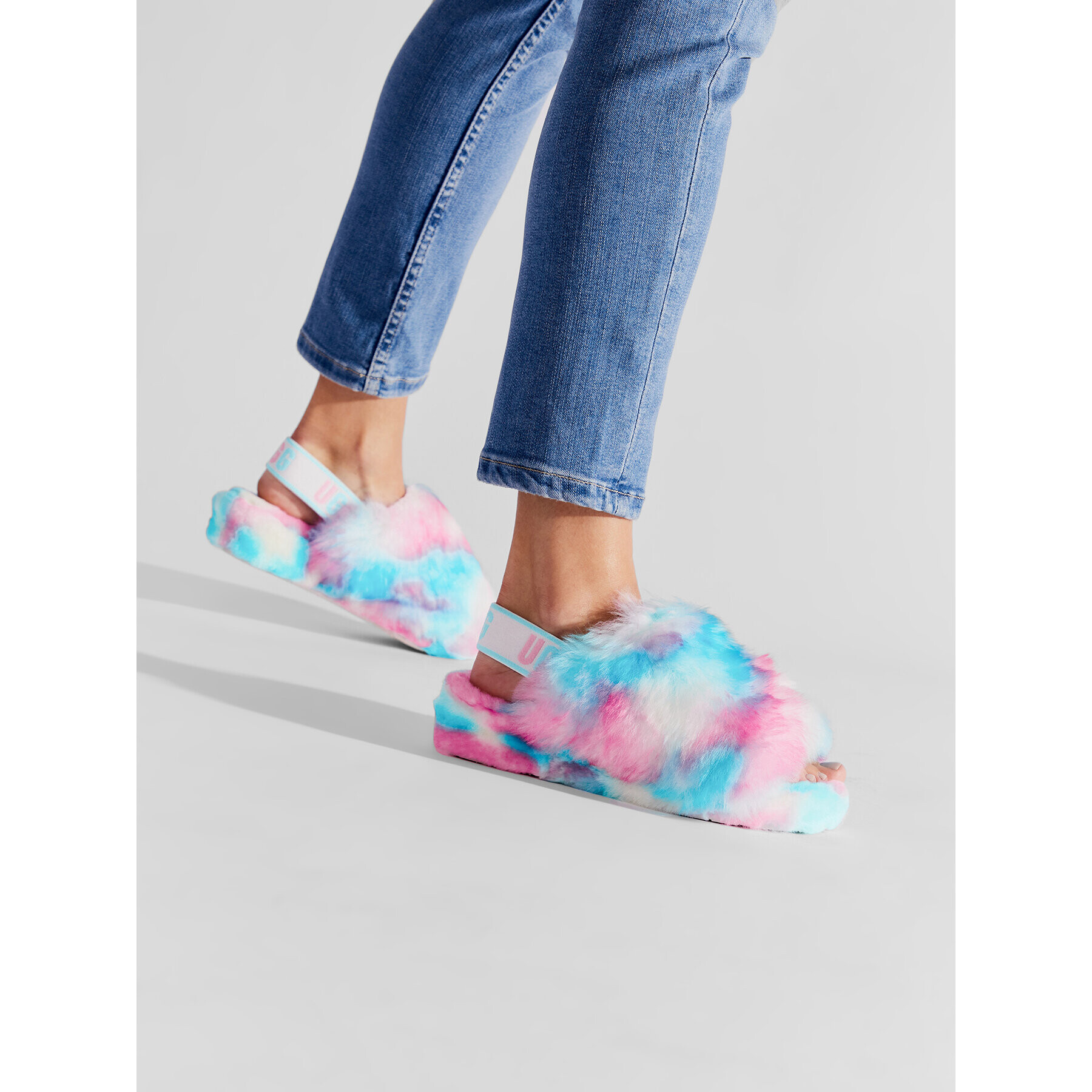 Ugg Papuče W Fluff Yeah Pride 1131770 Farebná - Pepit.sk