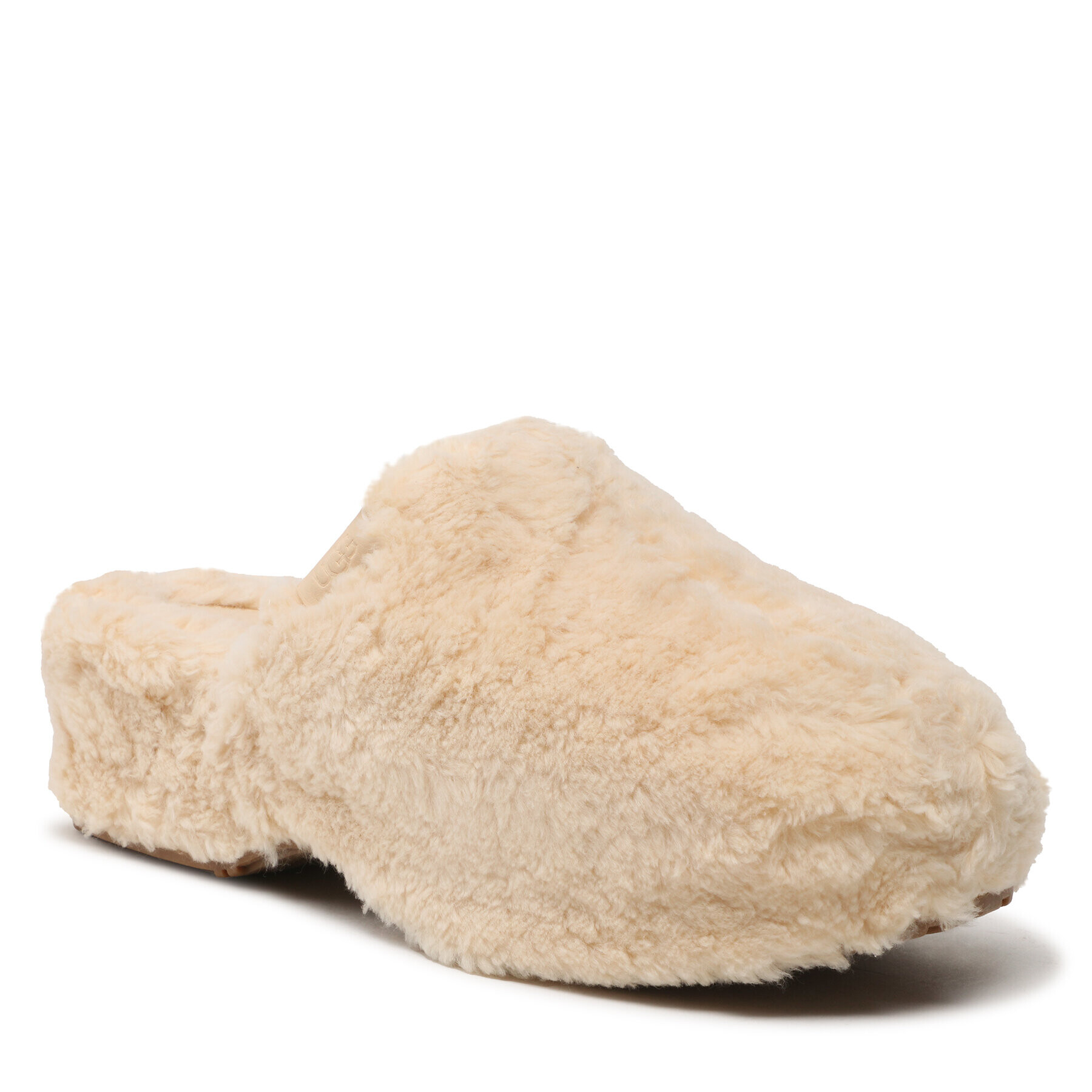 Ugg Papuče W Fuzz Sugar Clog 1130950 Béžová - Pepit.sk