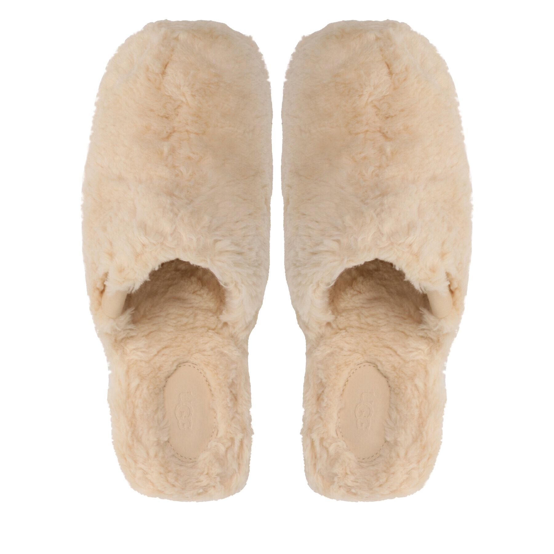 Ugg Papuče W Fuzz Sugar Clog 1130950 Béžová - Pepit.sk