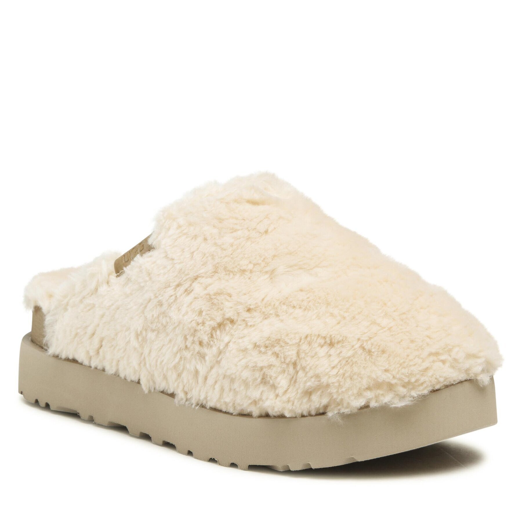 Ugg Papuče W Fuzz Sugar Slide 1135132 Béžová - Pepit.sk