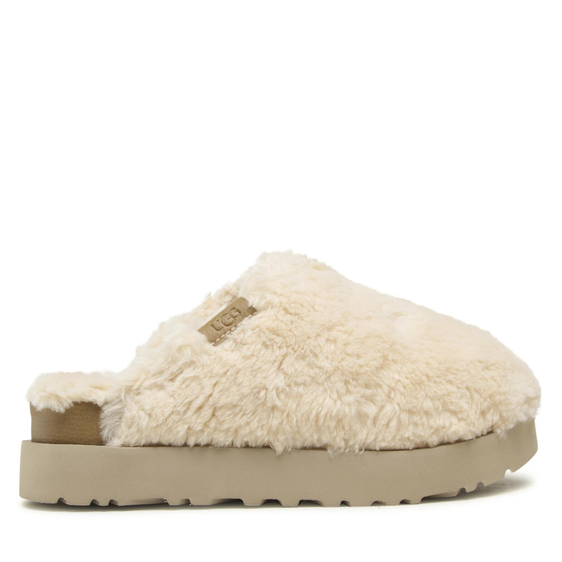 Ugg Papuče W Fuzz Sugar Slide 1135132 Béžová - Pepit.sk