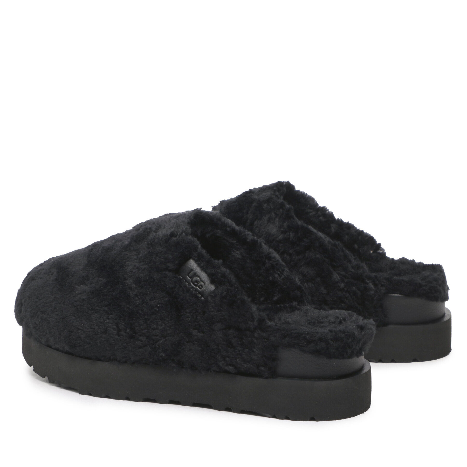 Ugg Papuče W Fuzz Sugar Slide 1135132 Čierna - Pepit.sk