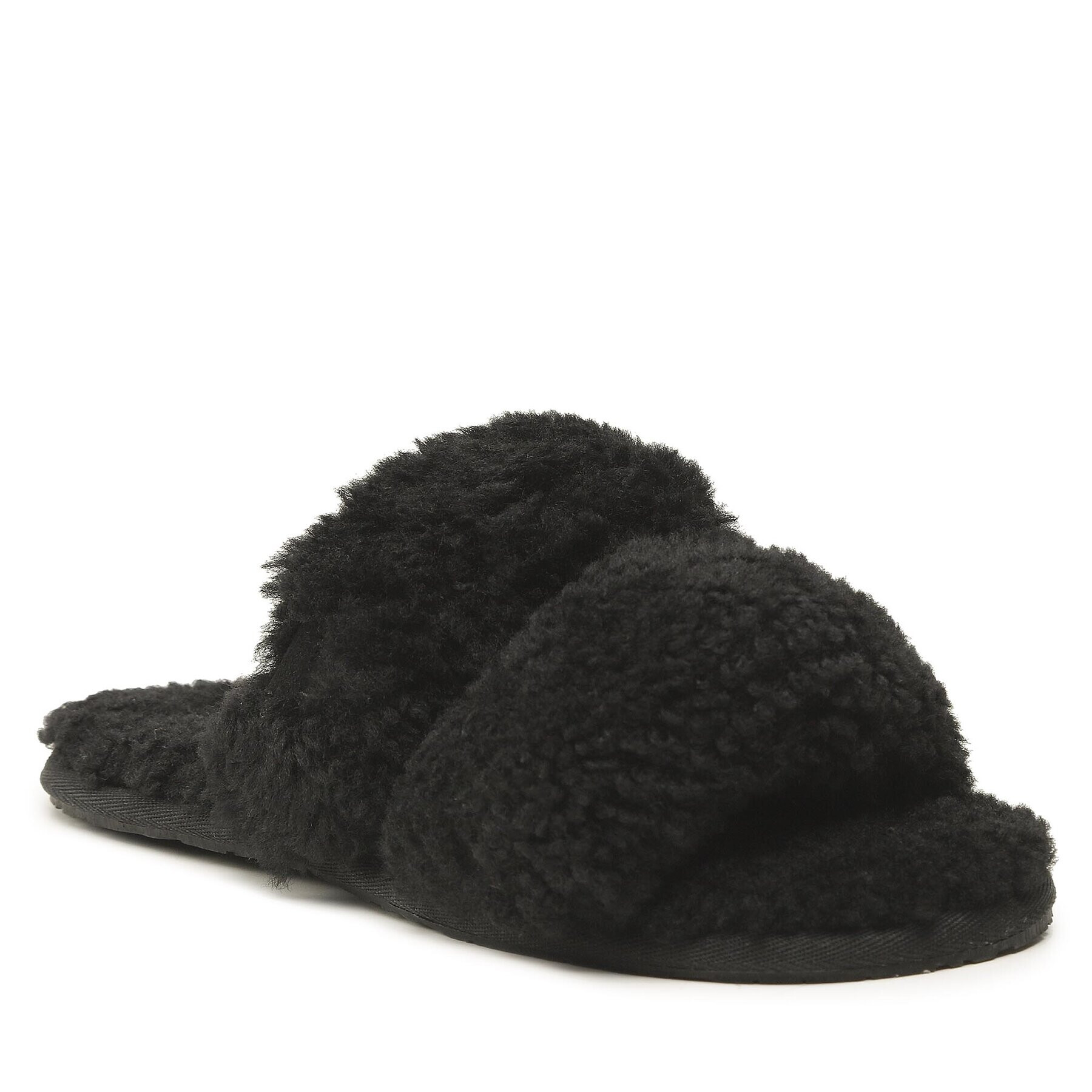 Ugg Papuče W Maxi Curly Scuffetta 1130837 Čierna - Pepit.sk