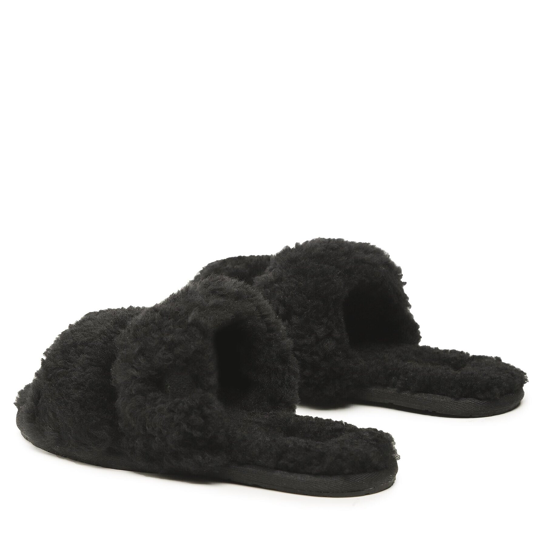 Ugg Papuče W Maxi Curly Scuffetta 1130837 Čierna - Pepit.sk