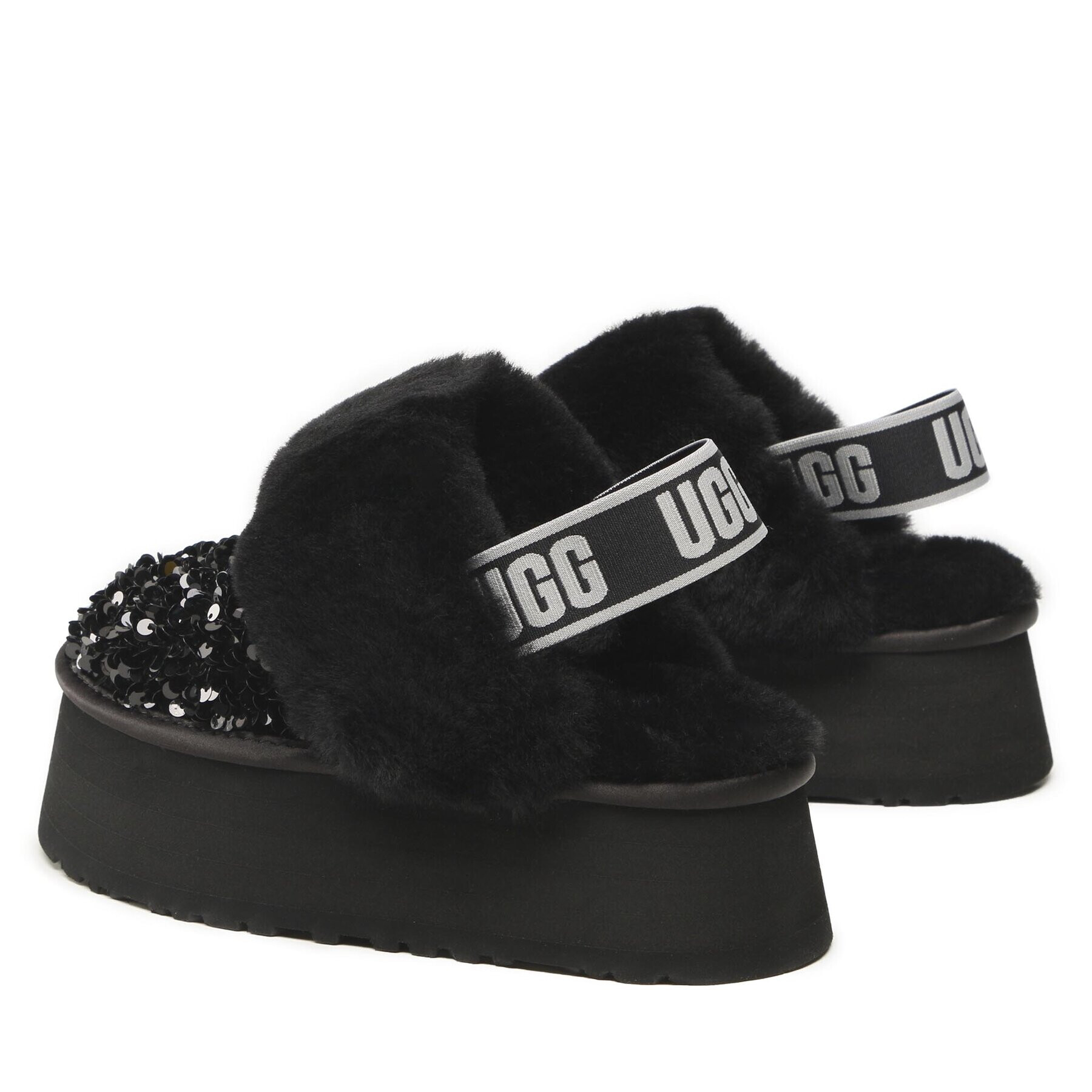 Ugg Sandále W Funkette Chunky Sequin 1134450 Čierna - Pepit.sk