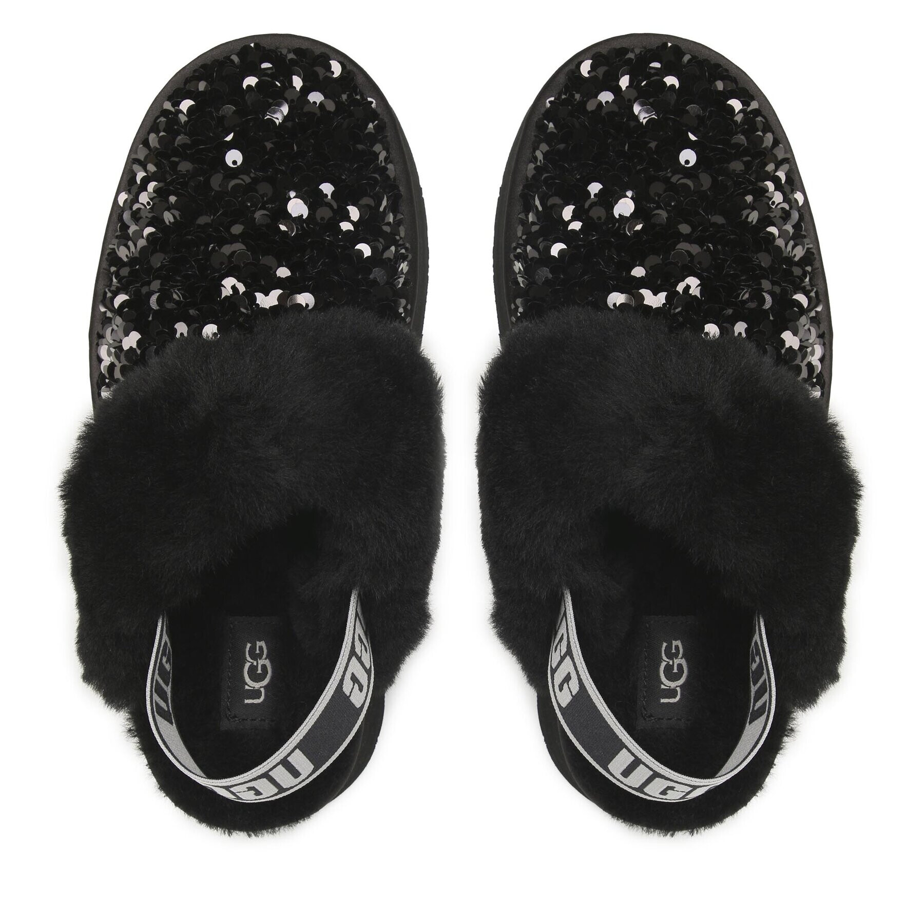 Ugg Sandále W Funkette Chunky Sequin 1134450 Čierna - Pepit.sk