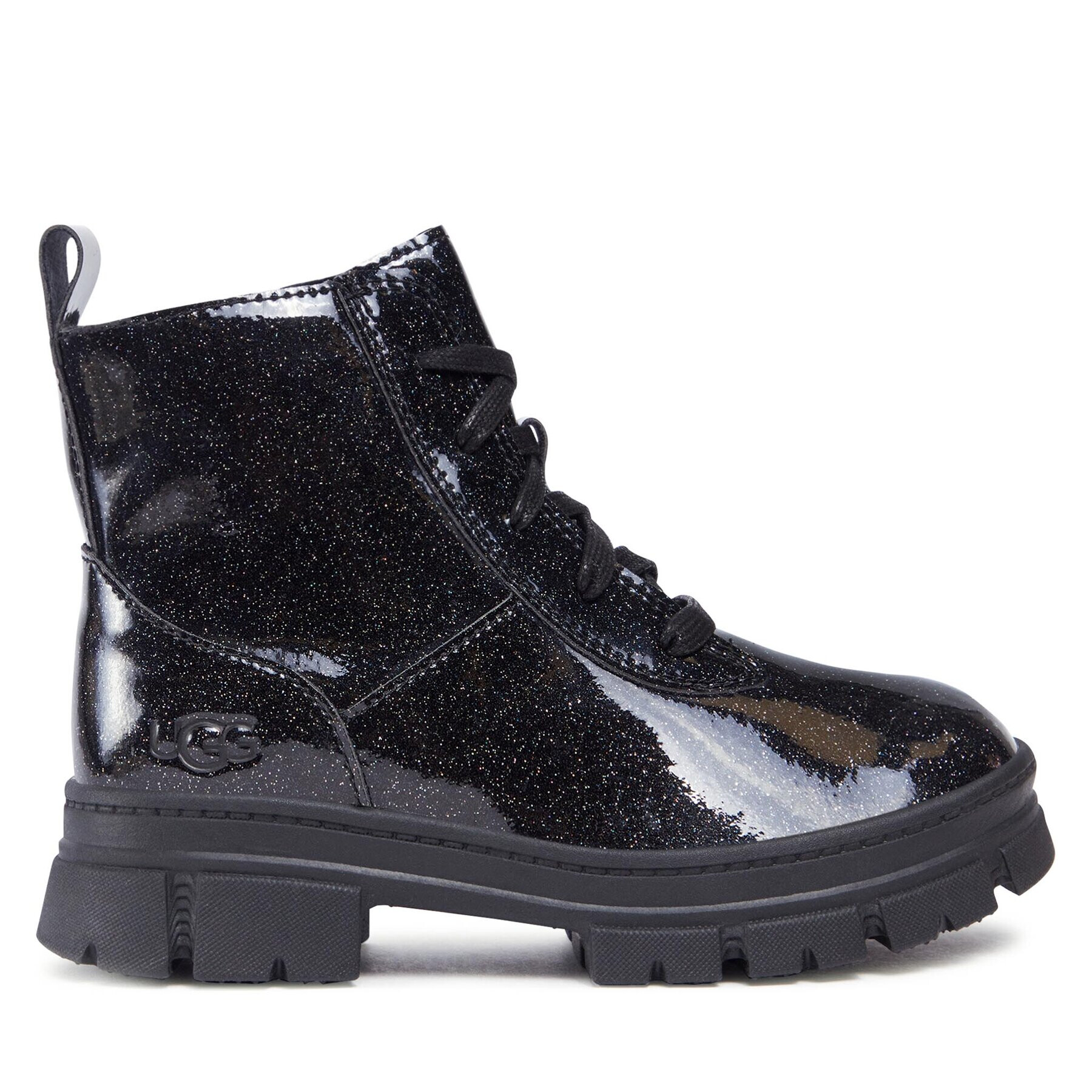 Ugg Šnurovacia obuv K Ashton Lace Up Glitter 1151571K Čierna - Pepit.sk