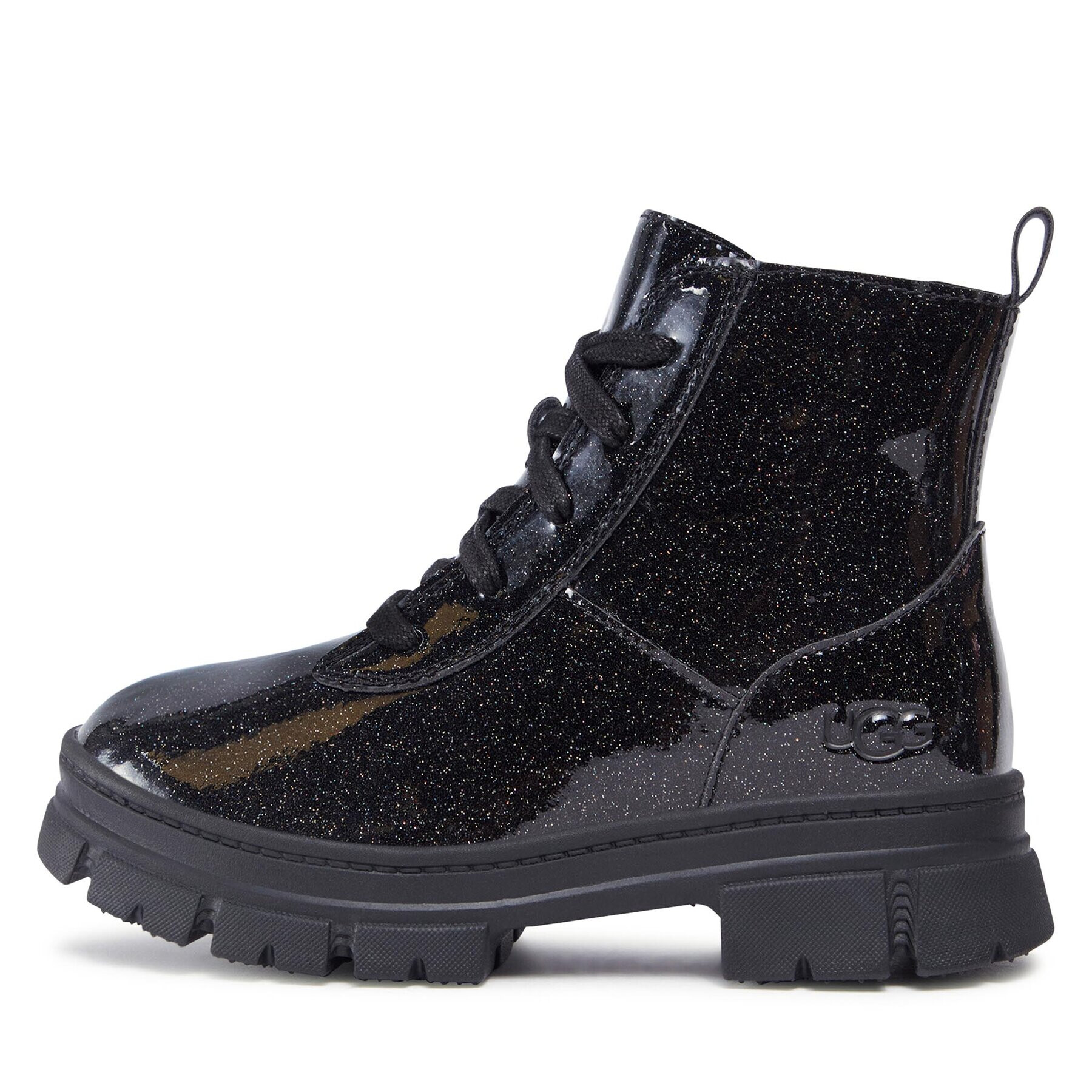 Ugg Šnurovacia obuv K Ashton Lace Up Glitter 1151571K Čierna - Pepit.sk