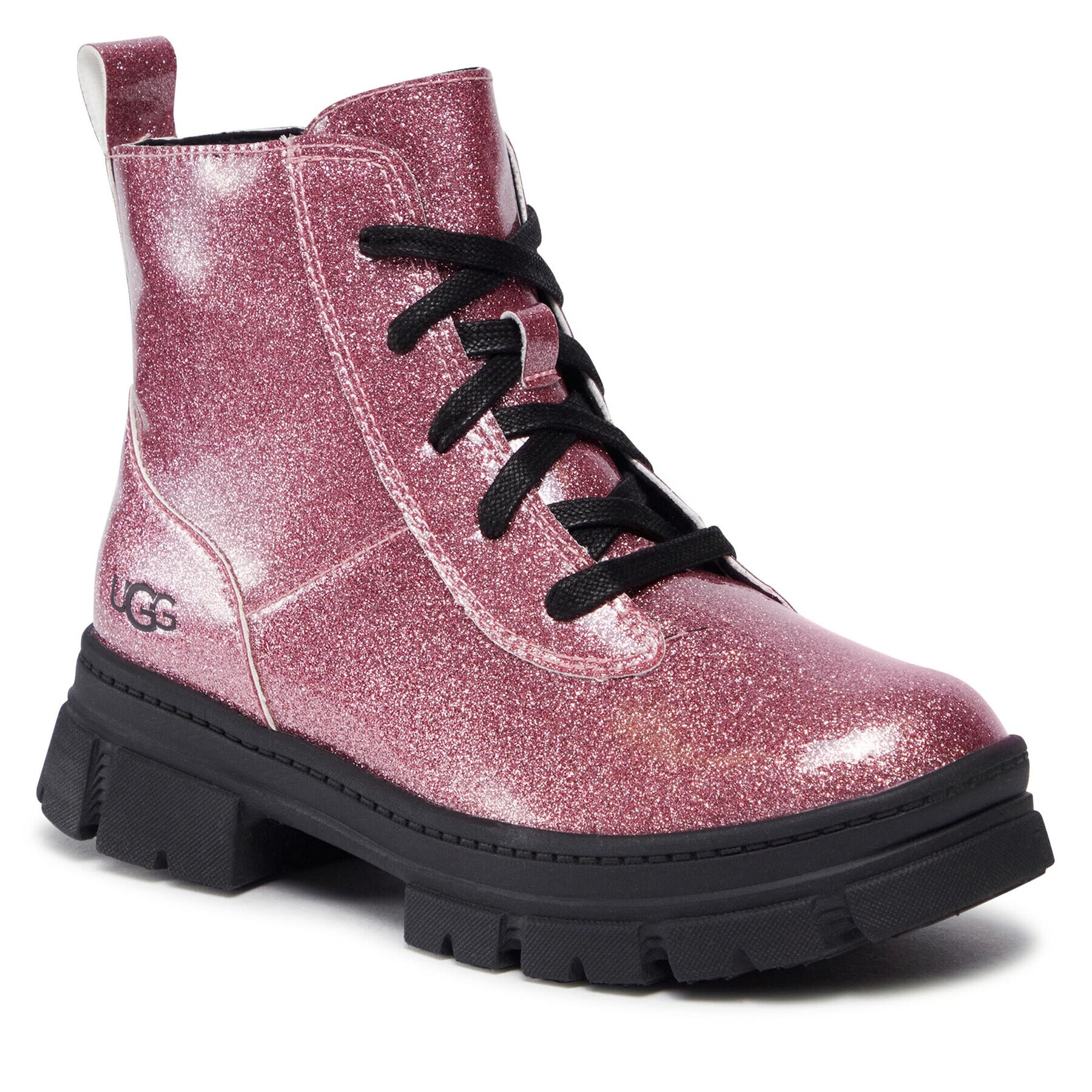 Ugg Šnurovacia obuv K Ashton Lace Up Glitter 1151571K Ružová - Pepit.sk