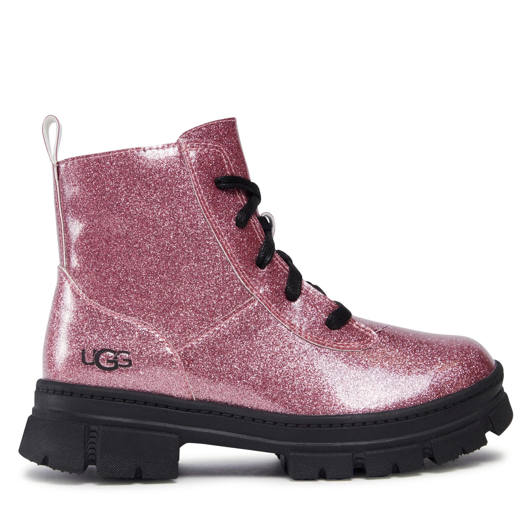 Ugg Šnurovacia obuv K Ashton Lace Up Glitter 1151571K Ružová - Pepit.sk