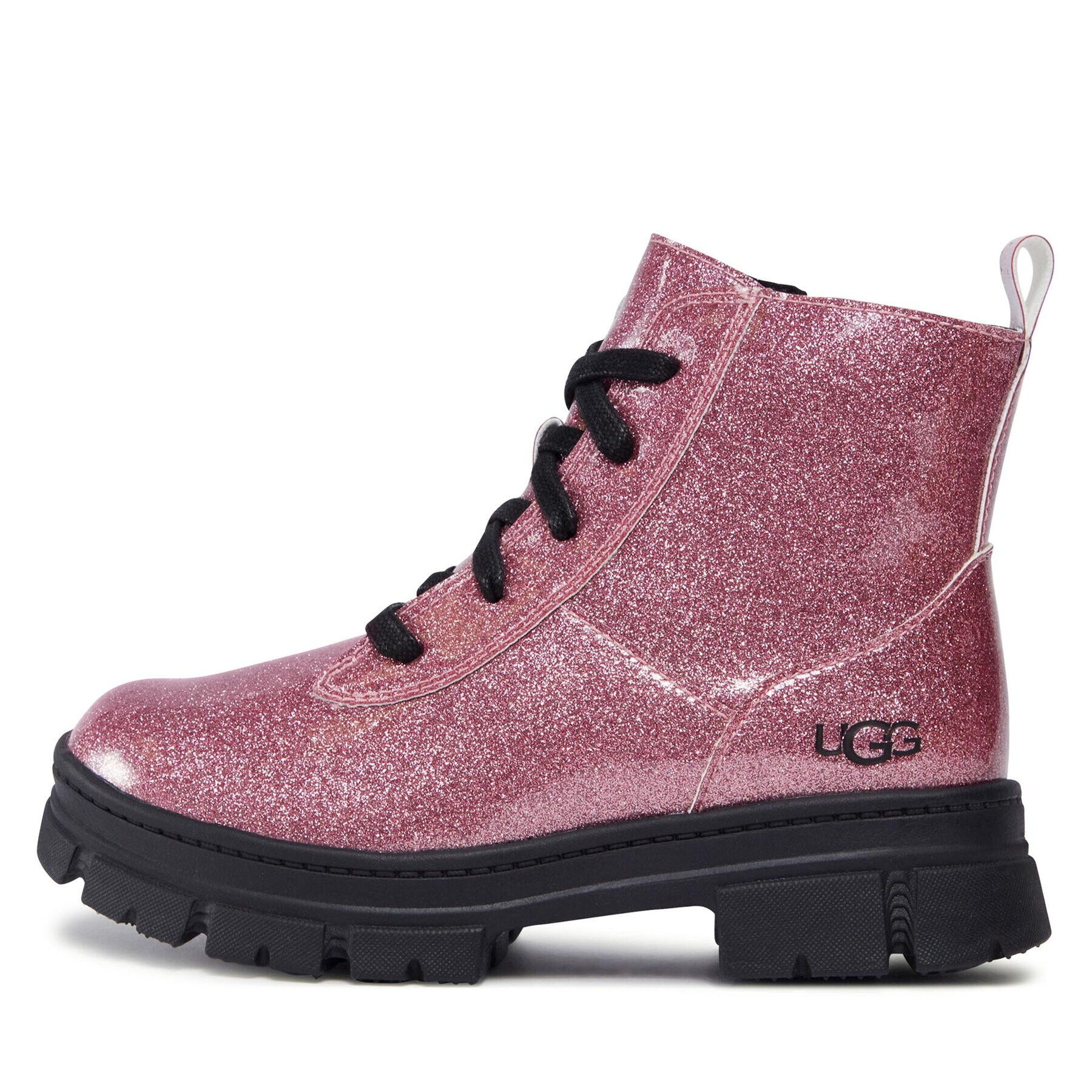 Ugg Šnurovacia obuv K Ashton Lace Up Glitter 1151571K Ružová - Pepit.sk