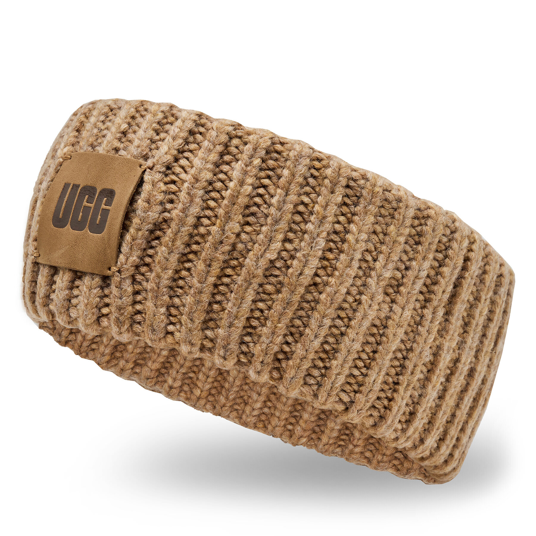 Ugg Textilná čelenka W Chunky Ribbed Headband 22658 Hnedá - Pepit.sk